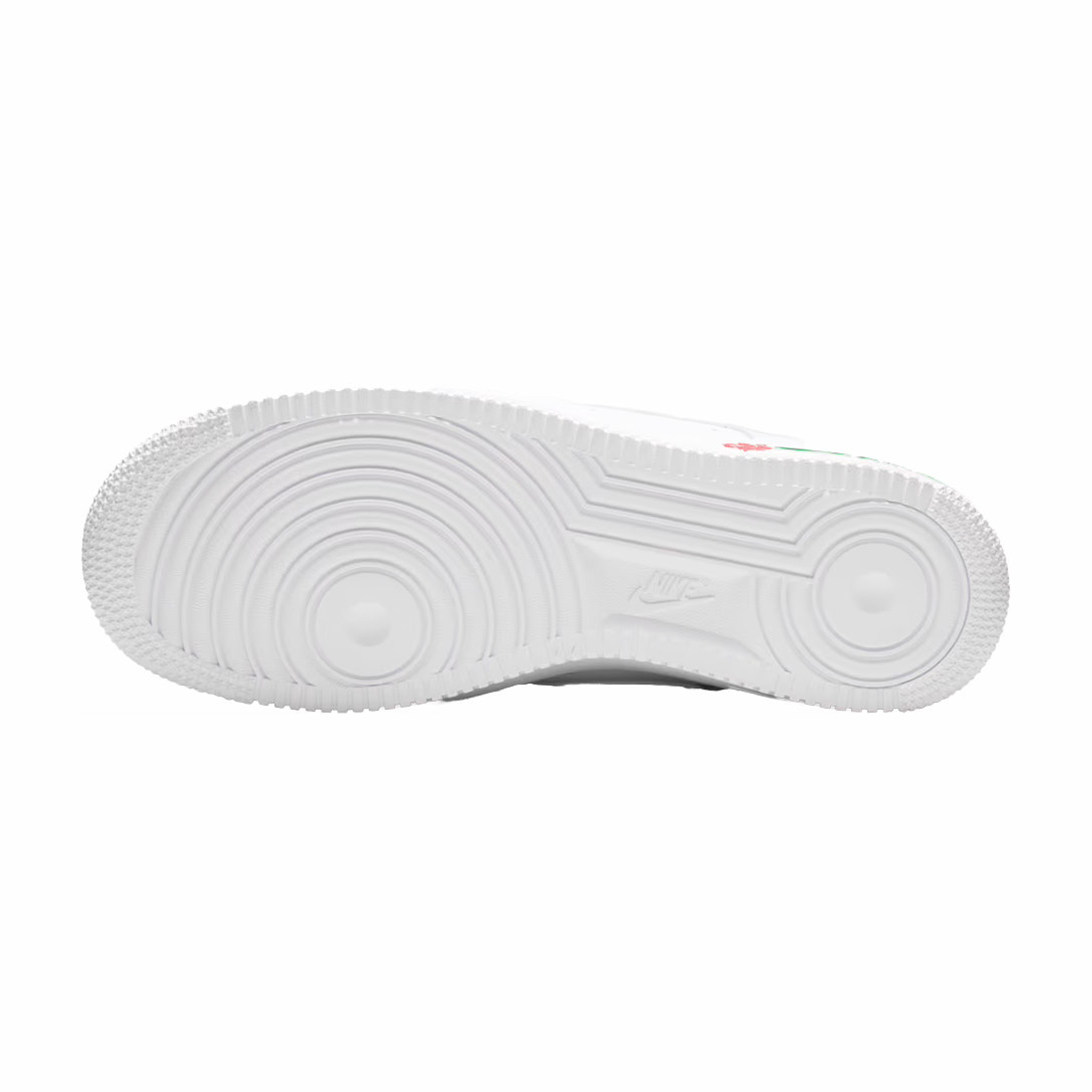 Nike Women's Air Force 1 '07 SE (White/White-Sport Red-Pine Green) - August Shop