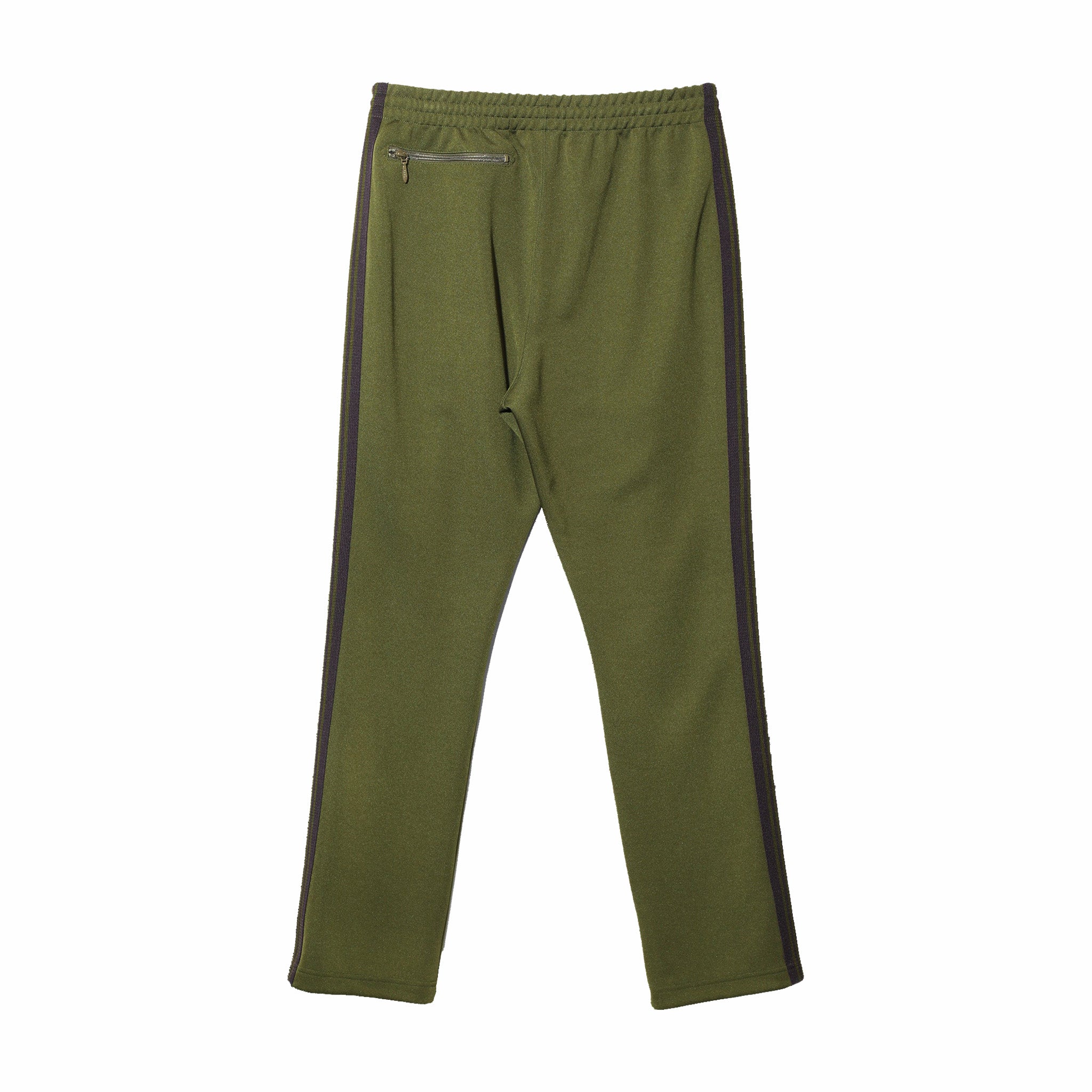 Needles Narrow Track Pant (Poly Smooth/Olive) - August Shop