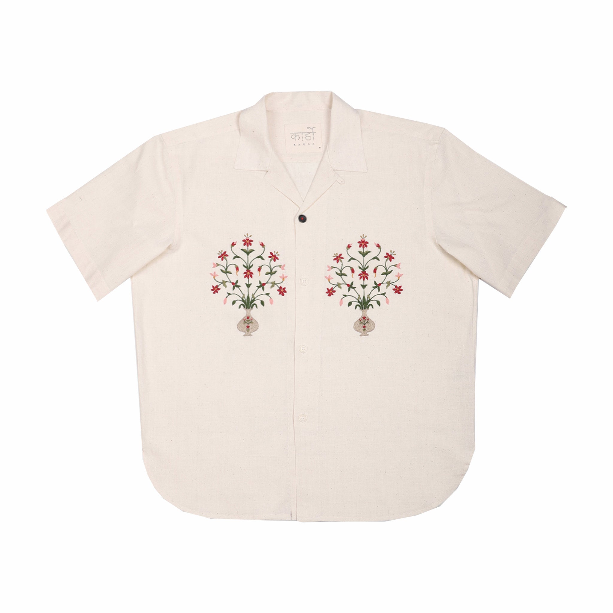 Kardo Ronen Over Sized Camp Collar S/S Shirt (Natural) - August Shop