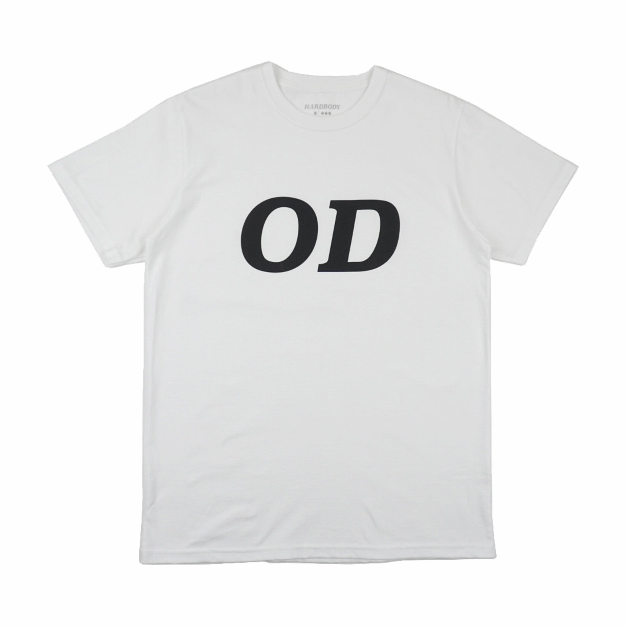 HARDBODY OD LOGO TEE (WHITE) - August Shop