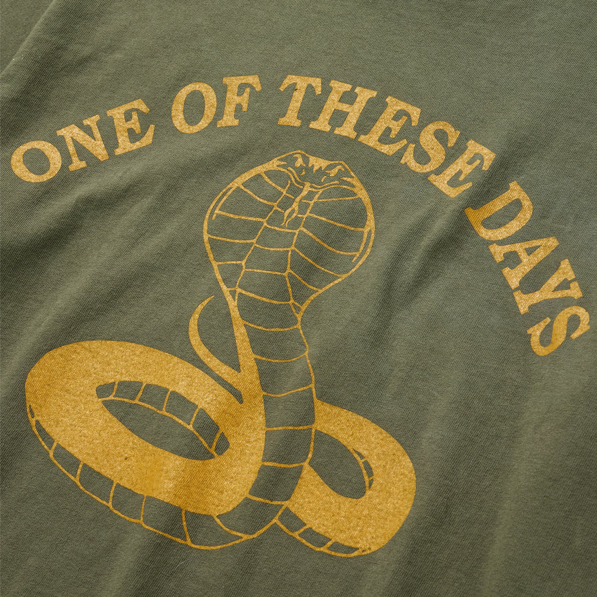 One Of These Days Cobra T-Shirt (Army Green) - August Shop