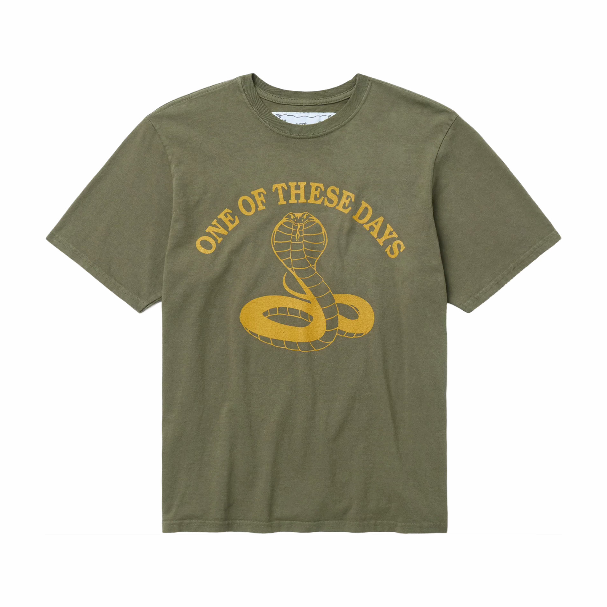 One Of These Days Cobra T-Shirt (Army Green) - August Shop