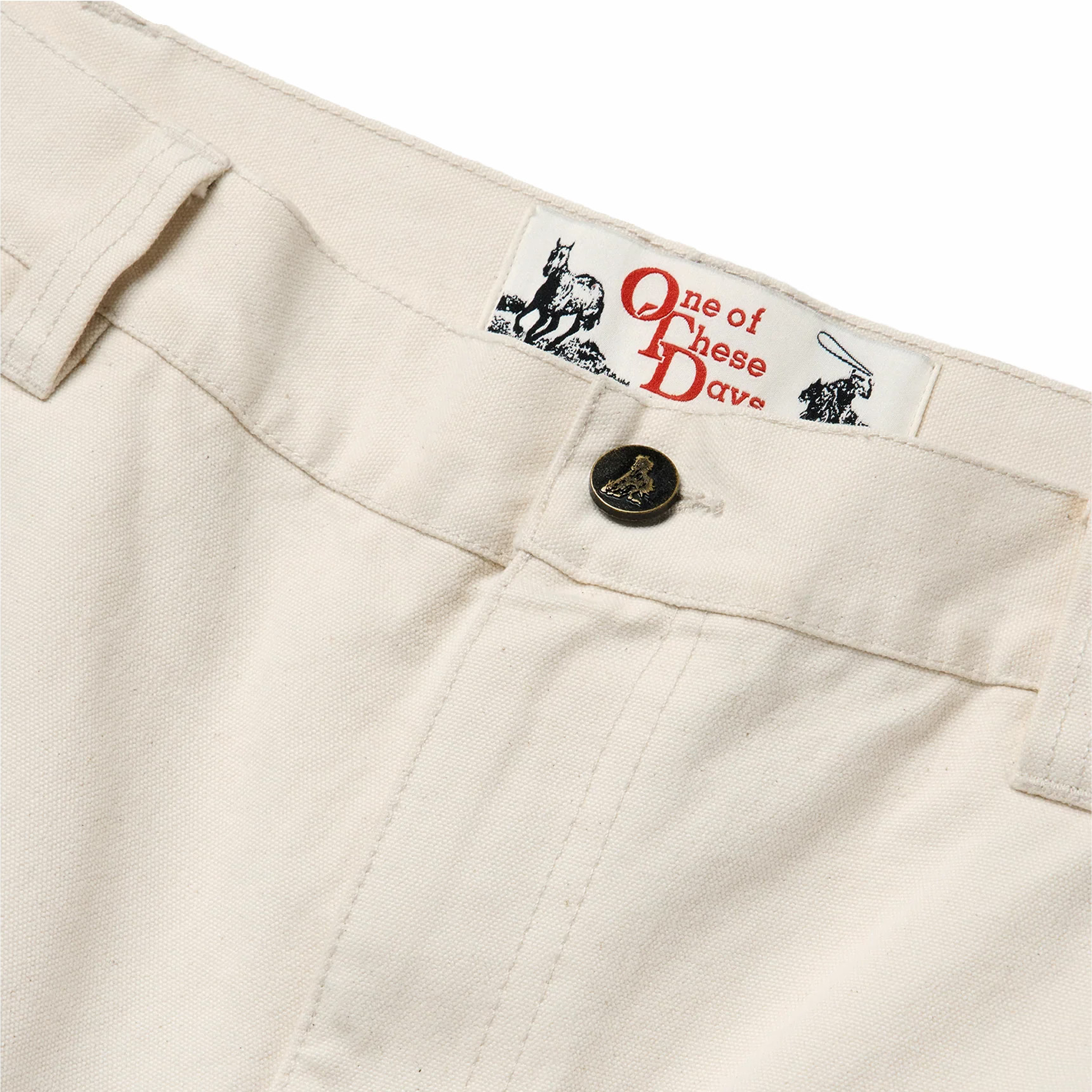 One Of These Days If Not For The Rest Of Time Painters Pants (Natural) - August Shop