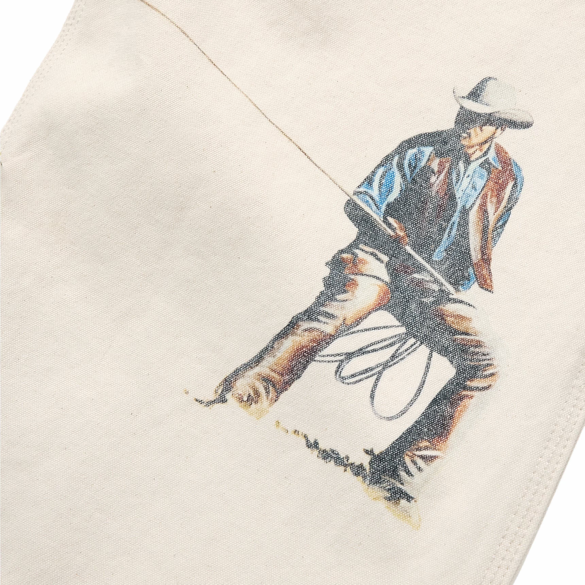 One Of These Days If Not For The Rest Of Time Painters Pants (Natural) - August Shop