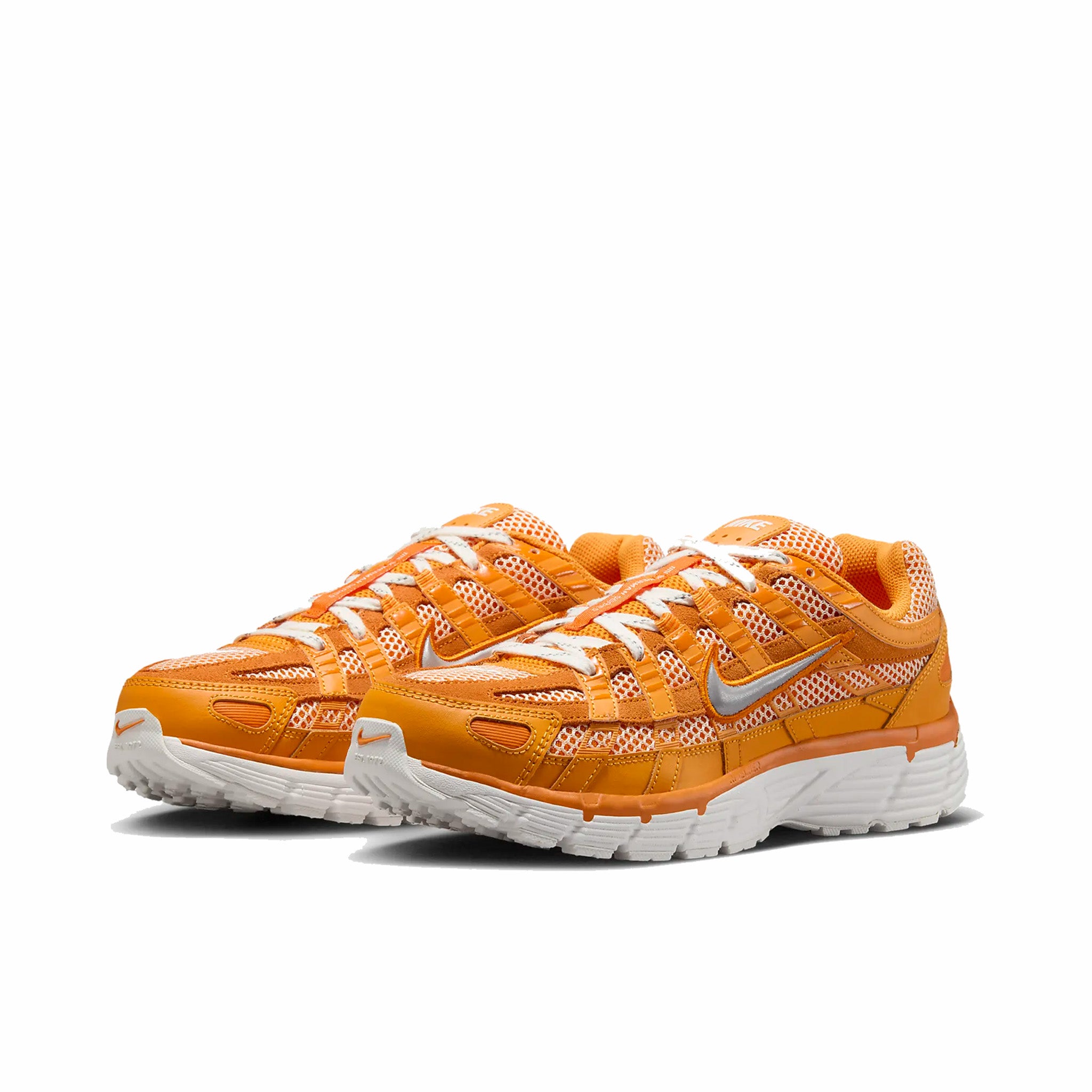 Nike P-6000 Premium (Kumquat/Metallic Silver-Magma Orange) - August Shop