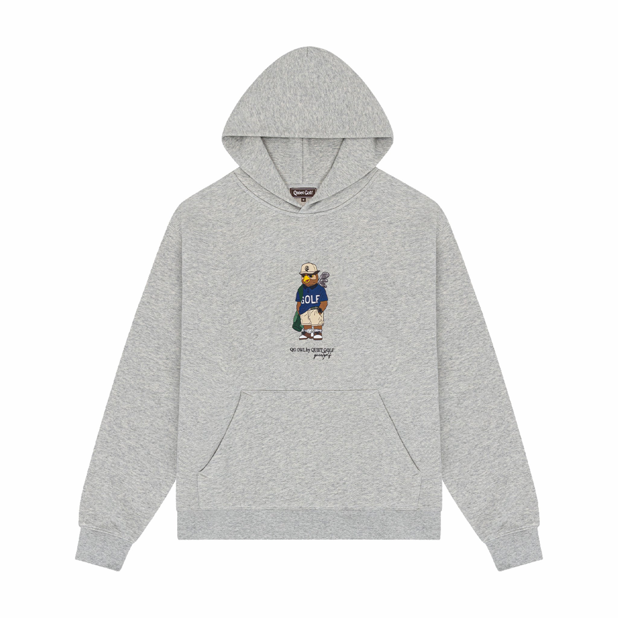 Quiet Golf QG Owl Hoodie (Heather) - August Shop