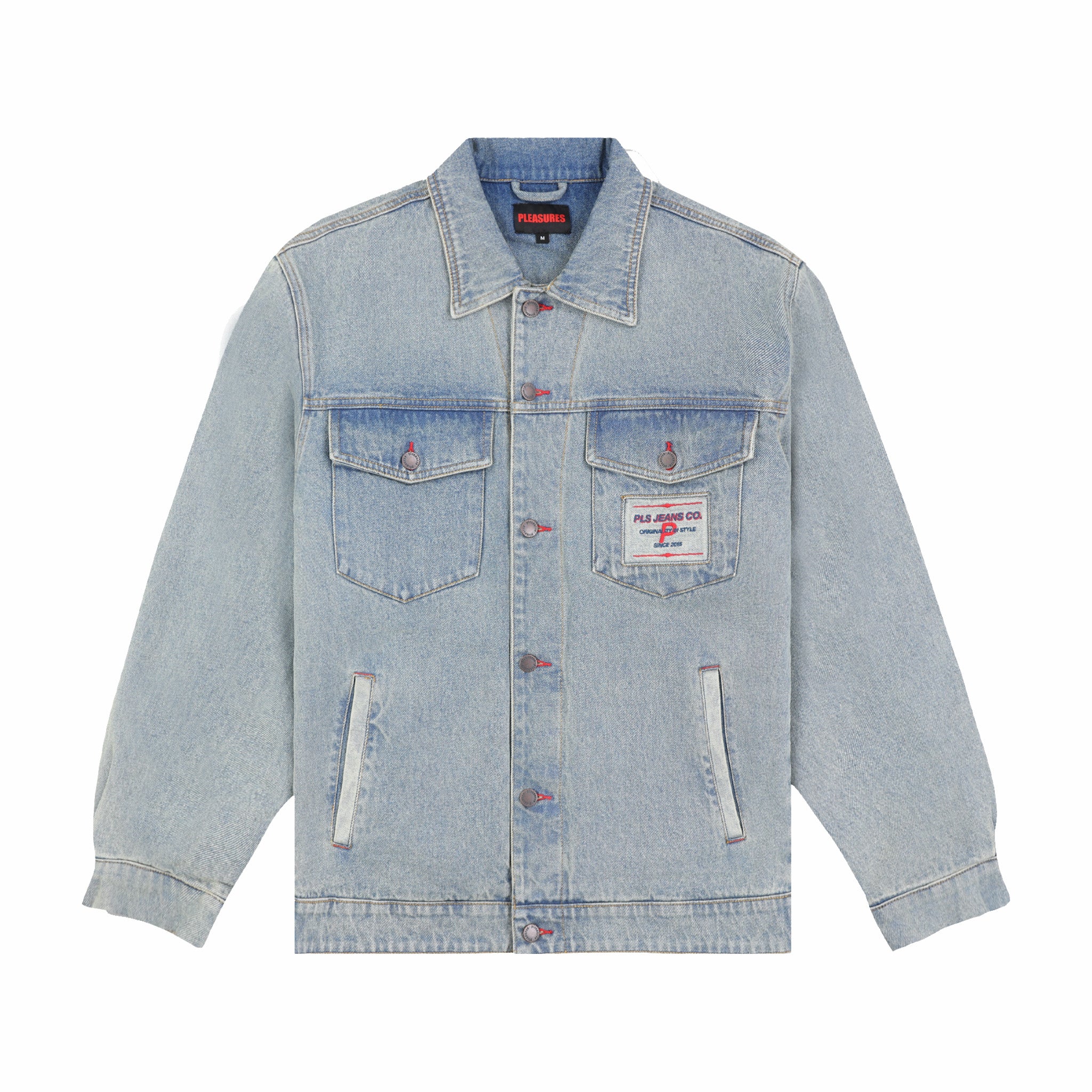Pleasures Park Insulated Denim Jacket (Indigo) - August Shop