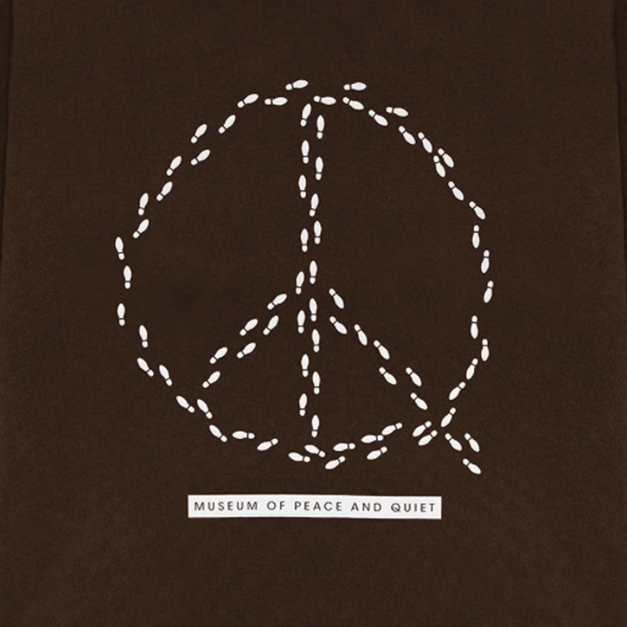Museum of Peace &amp; Quiet Peaceful Path LS Shirt (Brown) - August Shop