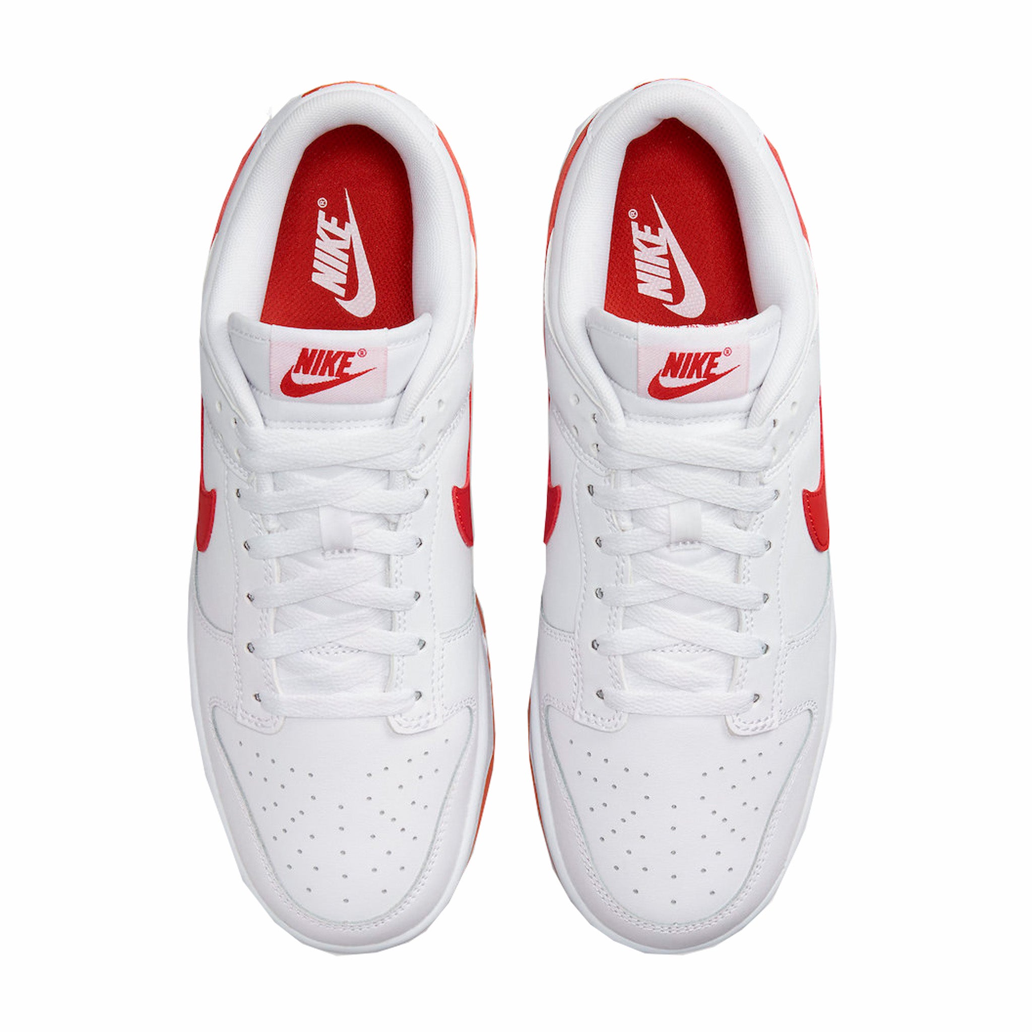 Nike Dunk Low “Picante Red” (White/Picante Red) - August Shop