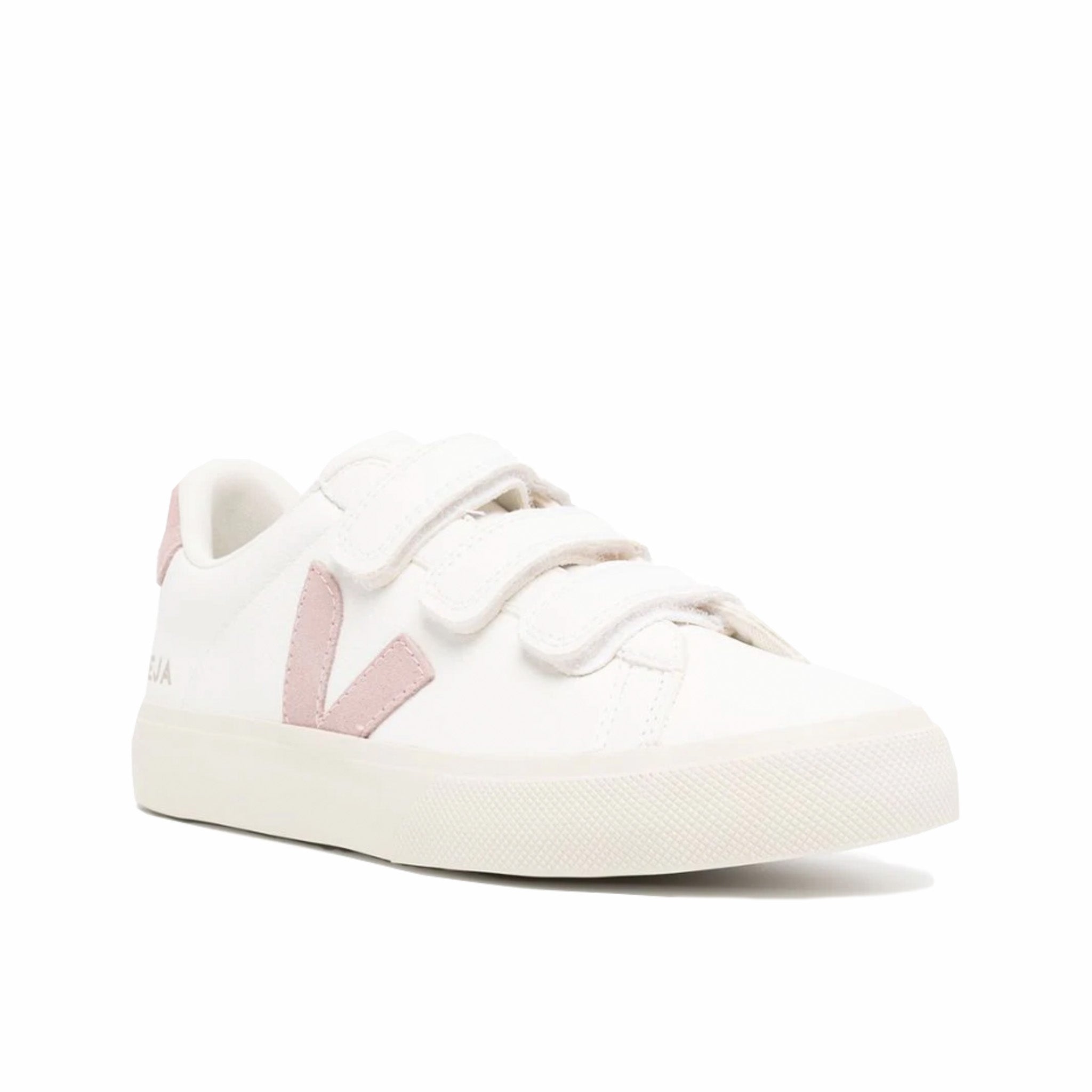 Veja Women&#39;s Recife Logo Chromefree Leather (Extra White/Babe) - August Shop