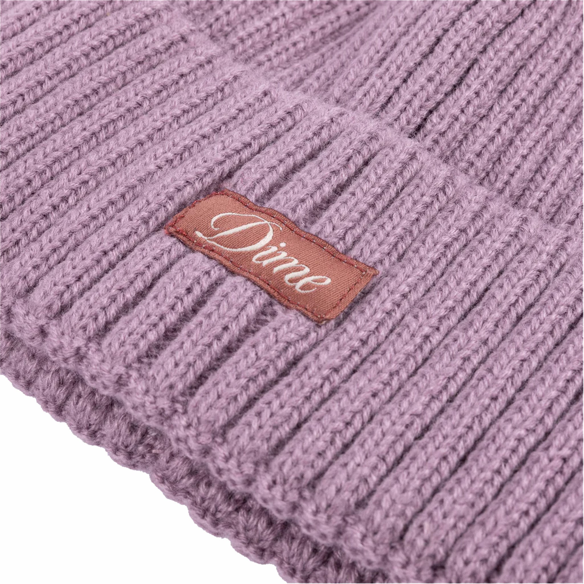 Dime Cursive Fold Beanie (Pink Lilac) - August Shop