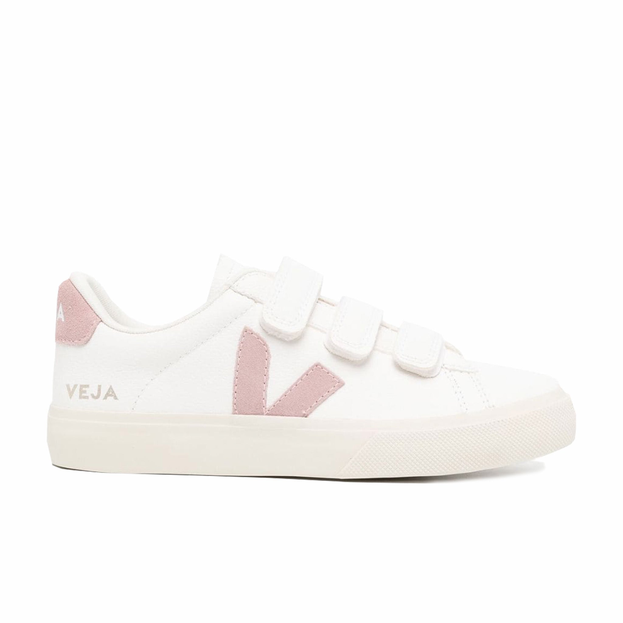 Veja Women&#39;s Recife Logo Chromefree Leather (Extra White/Babe) - August Shop