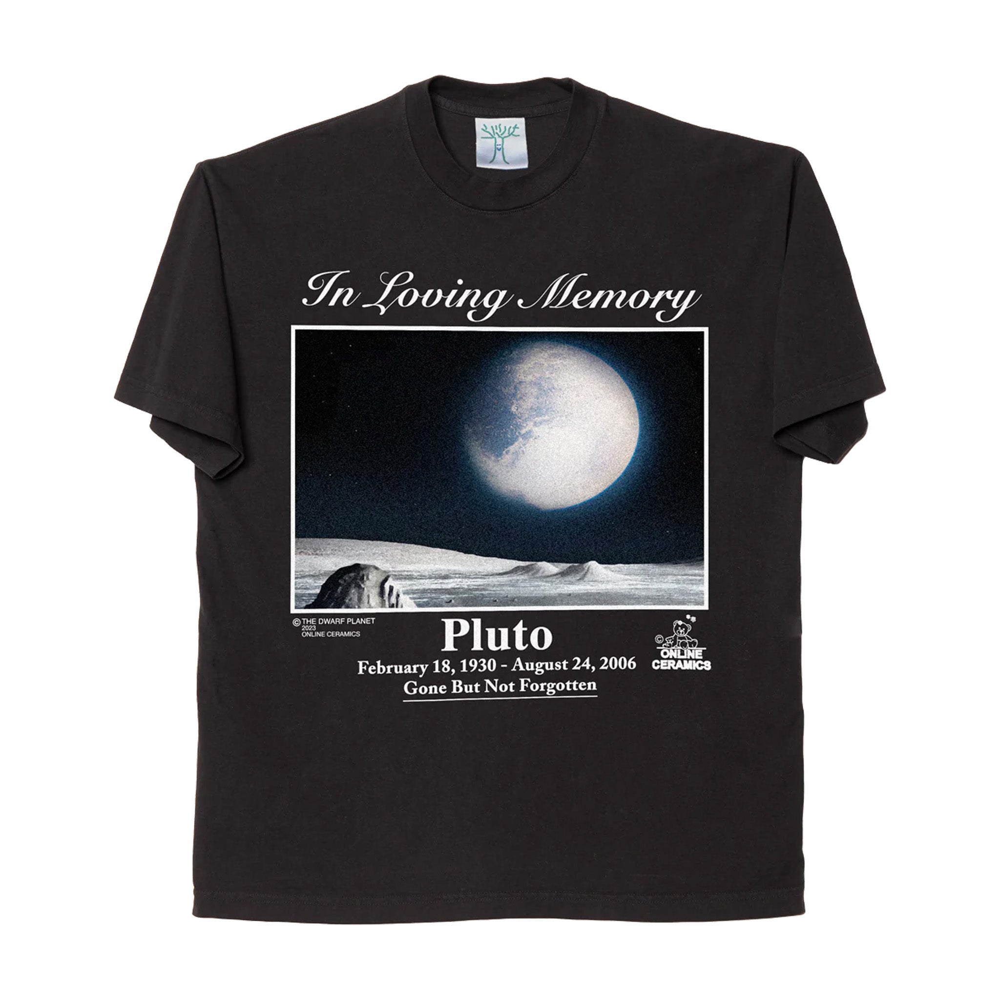 Online Ceramics “Pluto” SS Tee (Black) - August Shop