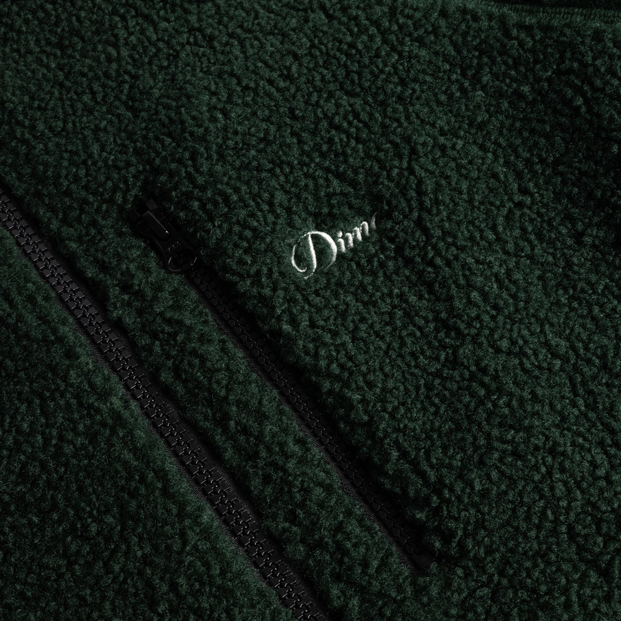 Dime Polar Fleece Sherpa Zip (Forrest) - August Shop