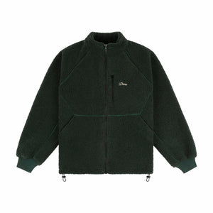 Dime Polar Fleece Sherpa Zip (Forrest) - August Shop