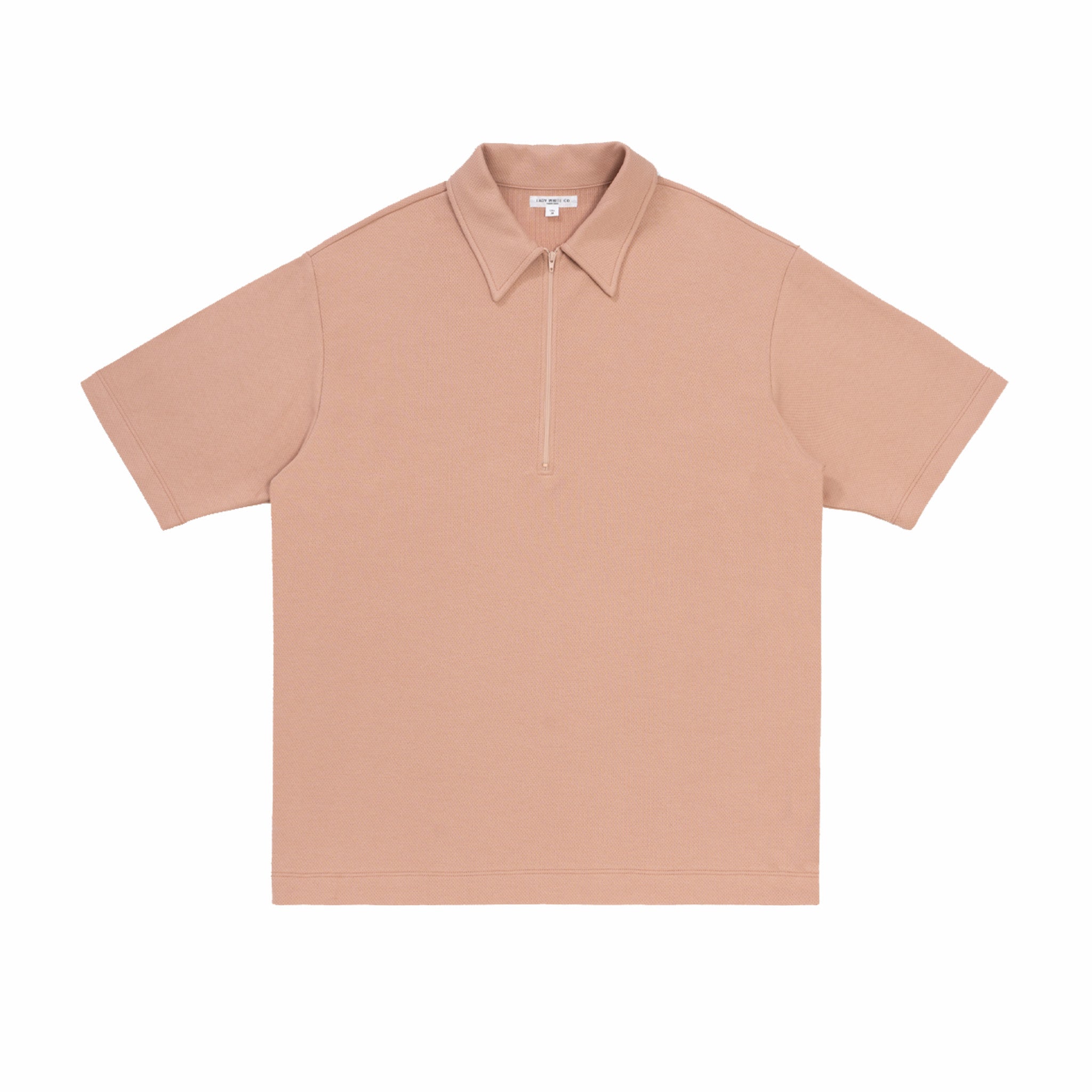 Lady White Co. Half-Zip Polo (Pink Glass) - August Shop