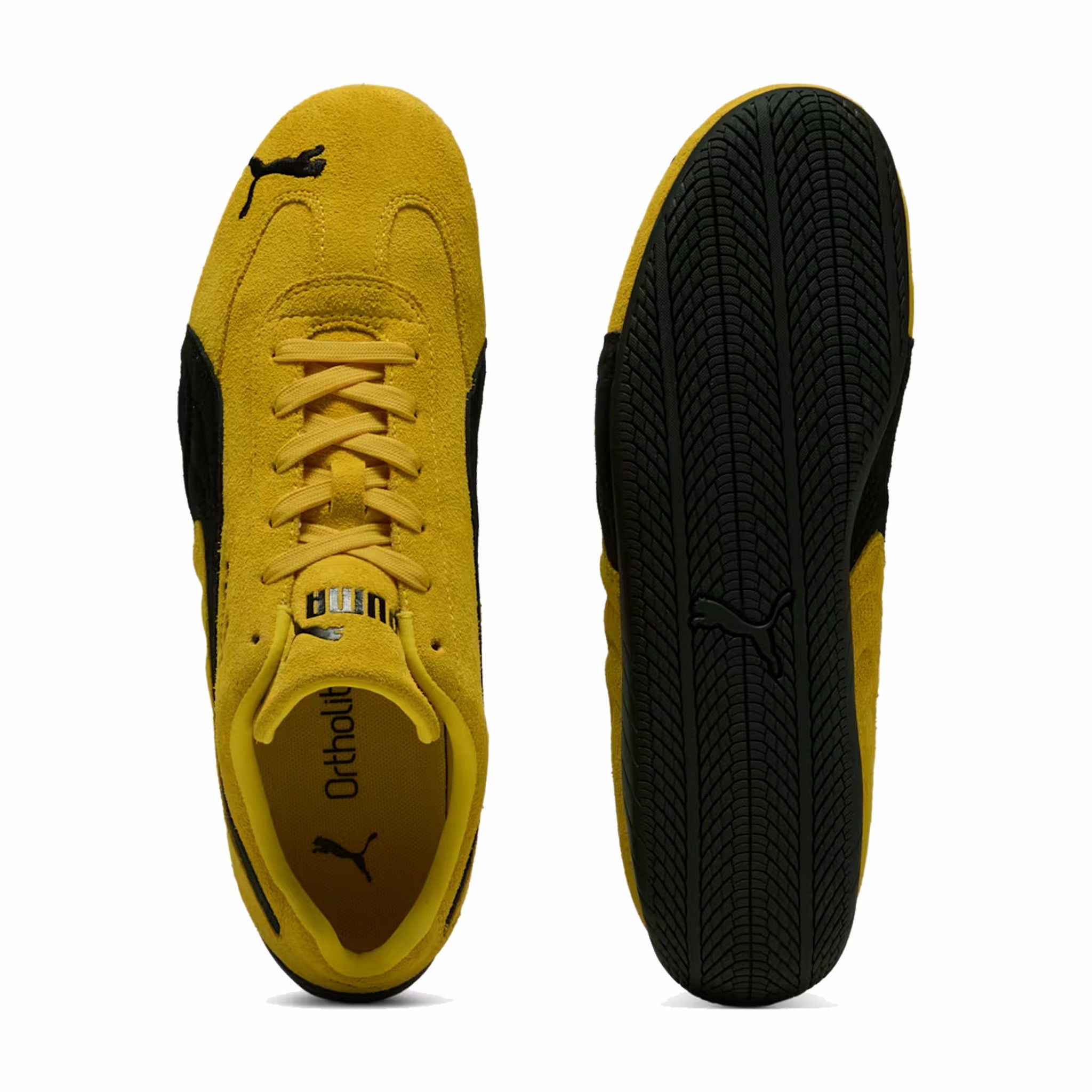 Puma Men's Speedcat OG (Pelé Yellow/Puma Black) - August Shop