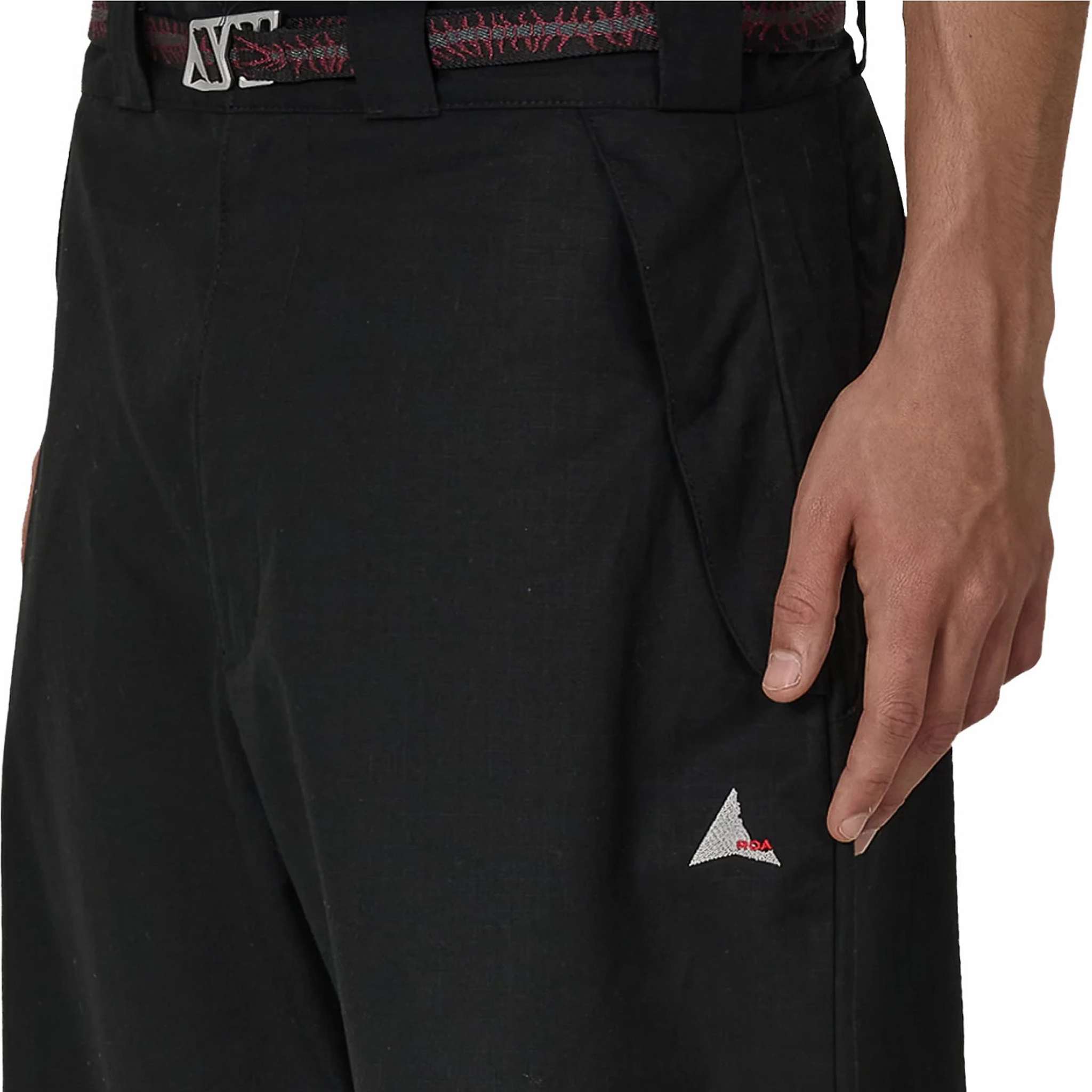 ROA Centipede Buckle Chino Pant (Black) - August Shop