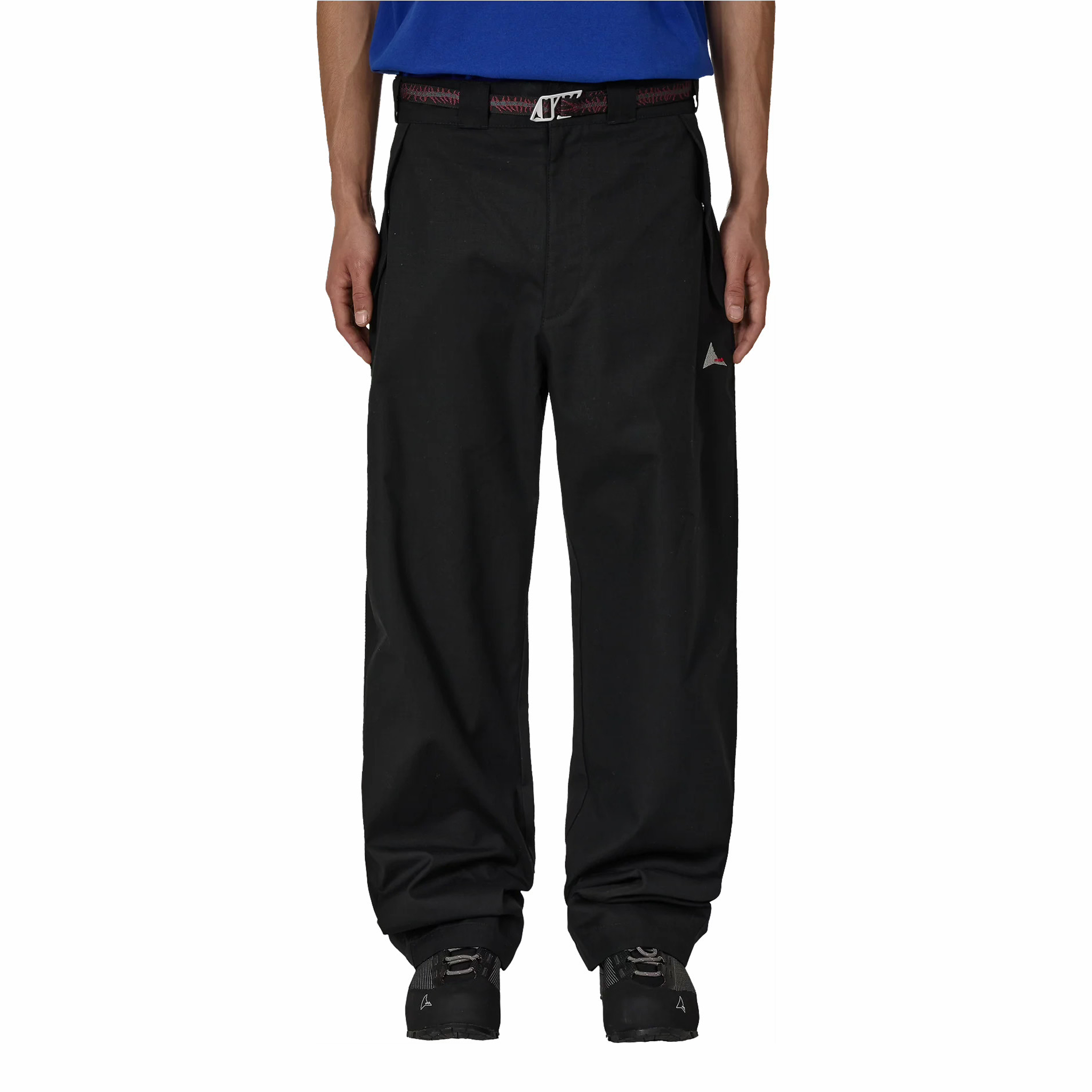 ROA Centipede Buckle Chino Pant (Black) - August Shop