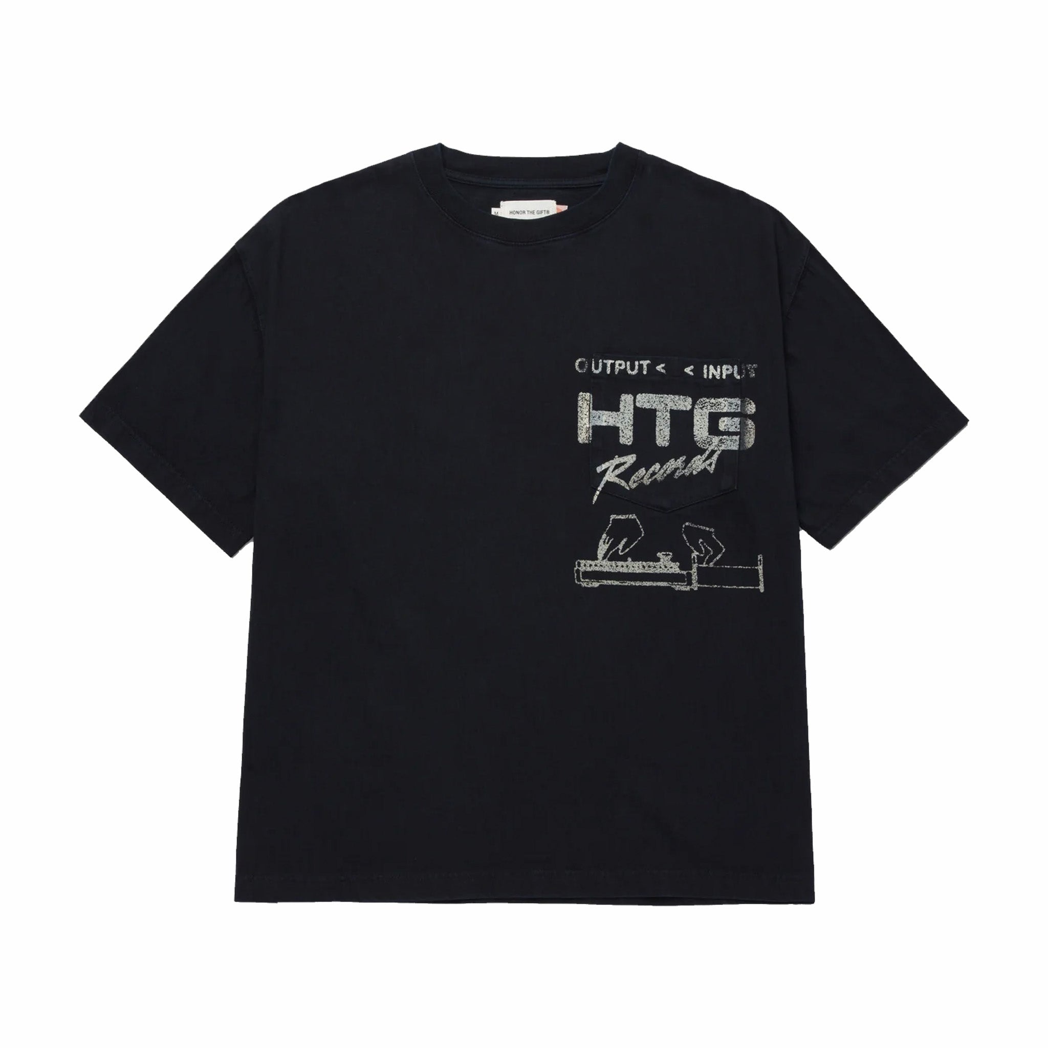 Honor The Gift HTG Records Tee (Black) - August Shop