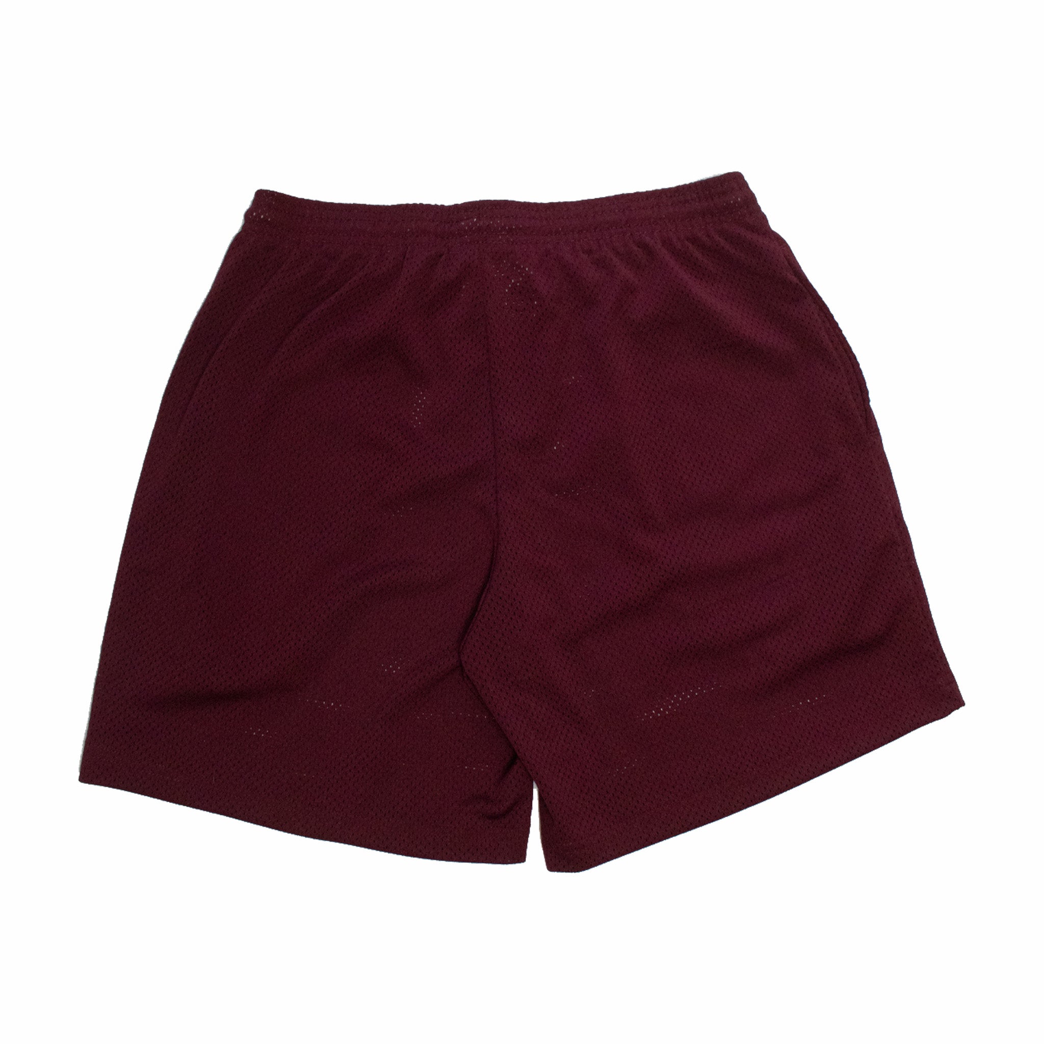 August &quot;Frozen Custard&quot; Mesh Shorts (Burgundy) - August Shop