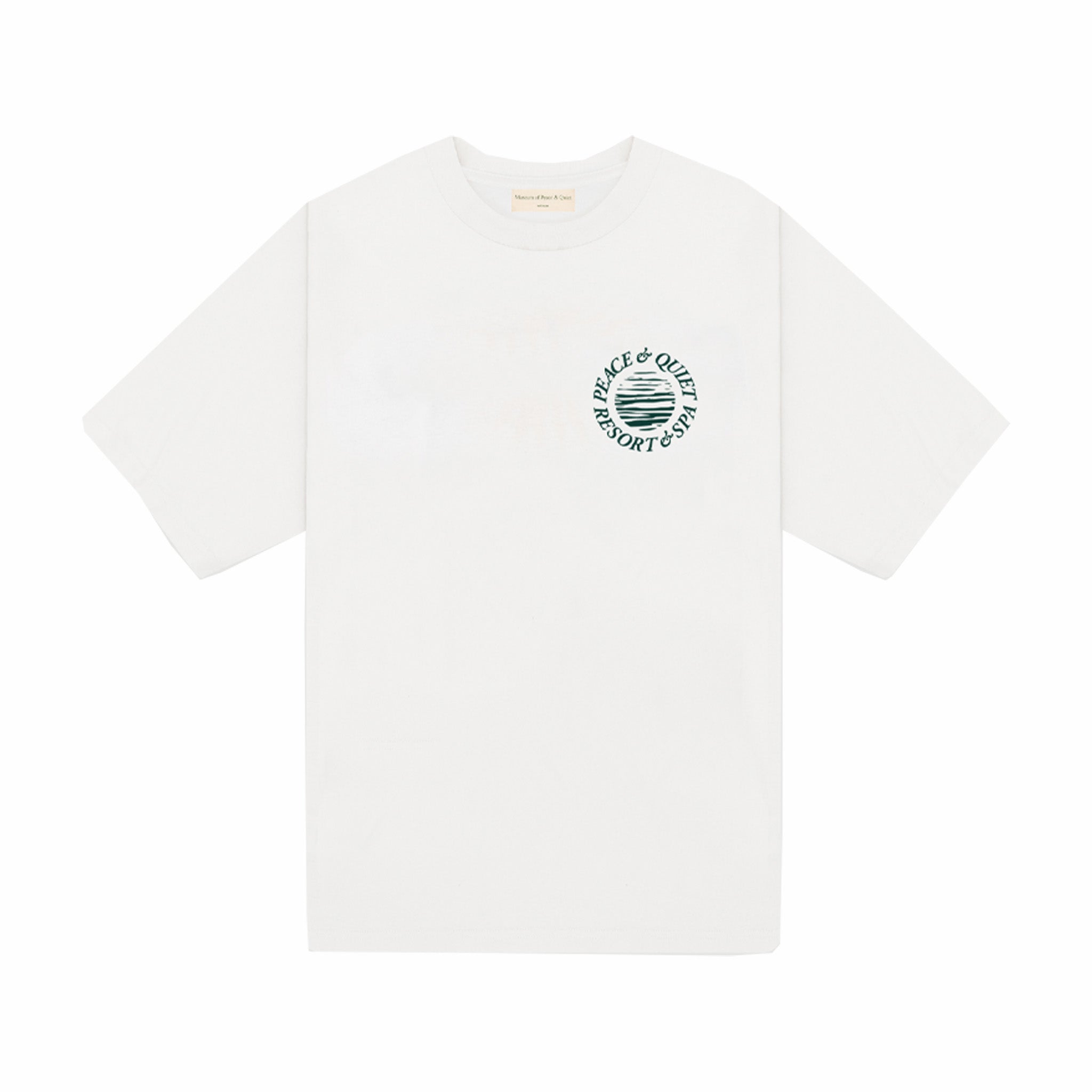 Museum of Peace &amp; Quiet Resort &amp; Spa T-Shirt (White) - August Shop