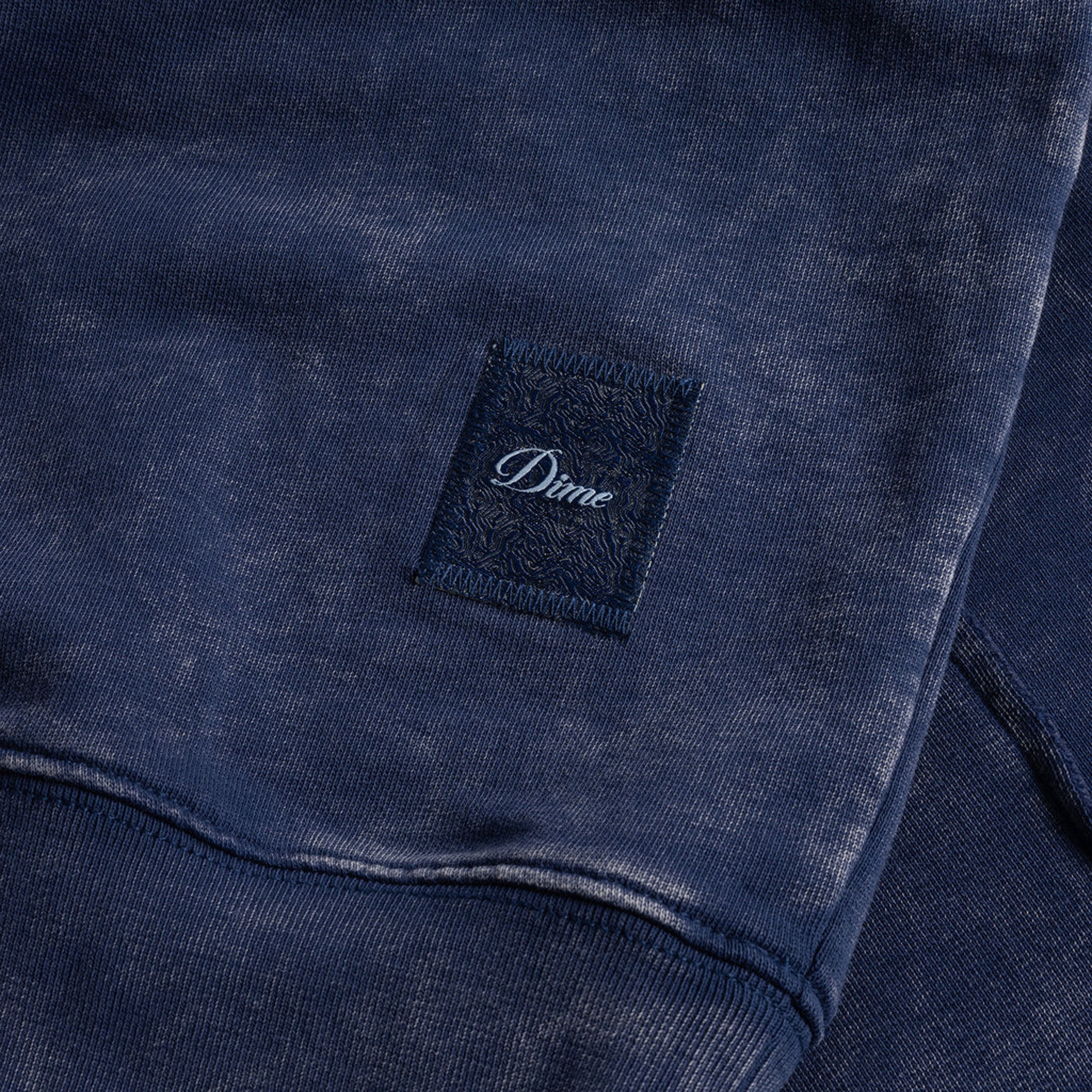 Dime Reverse Stitch Crewneck (Navy Washed) - August Shop