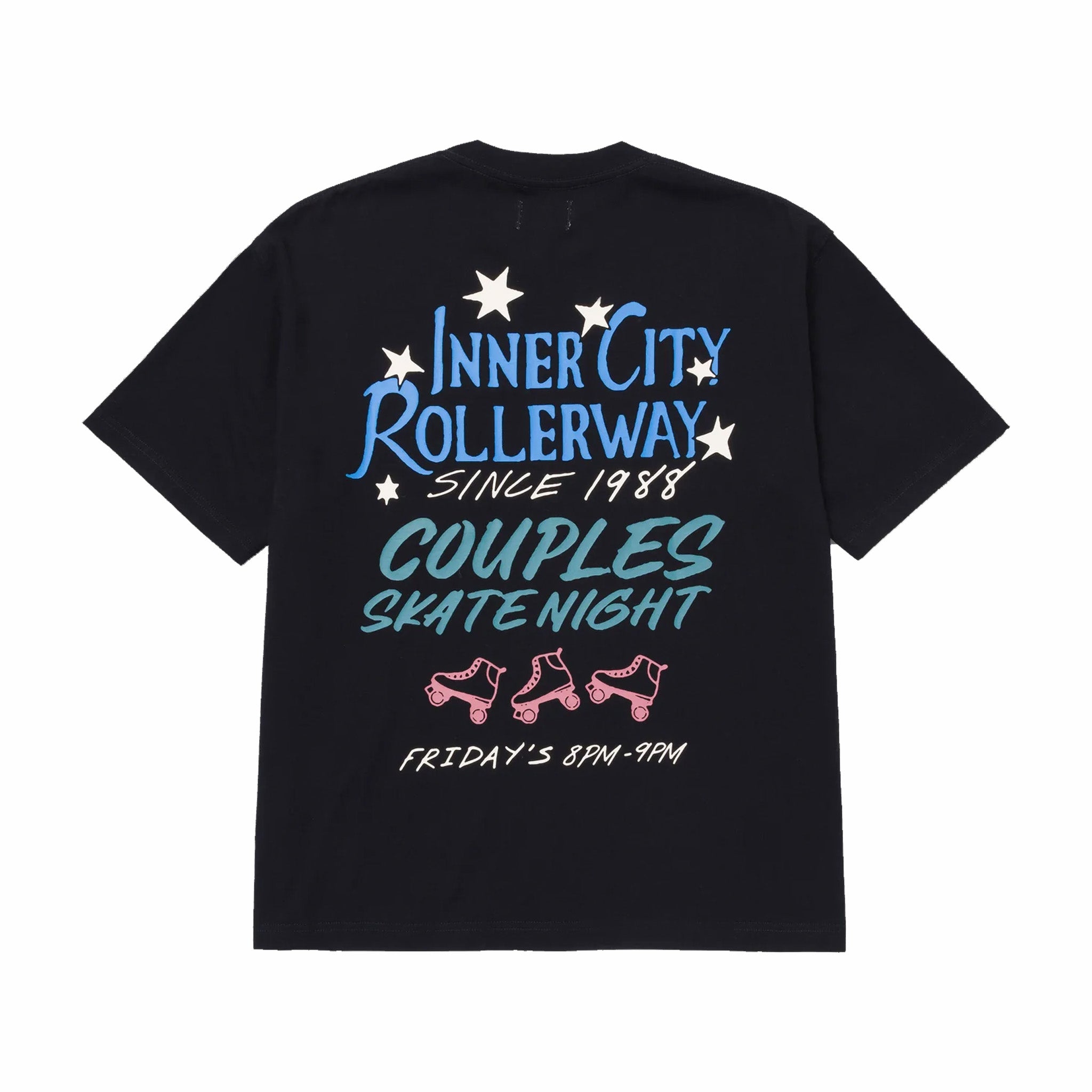 Honor The Gift Roller Rink T-Shirt (Black) - August Shop