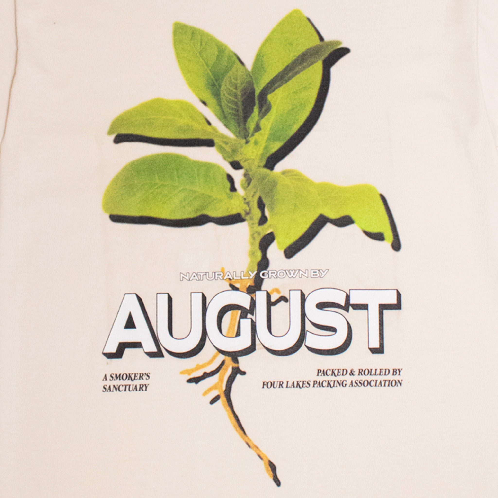 August &quot;Grown&quot; T-Shirt (Creme) - August Shop