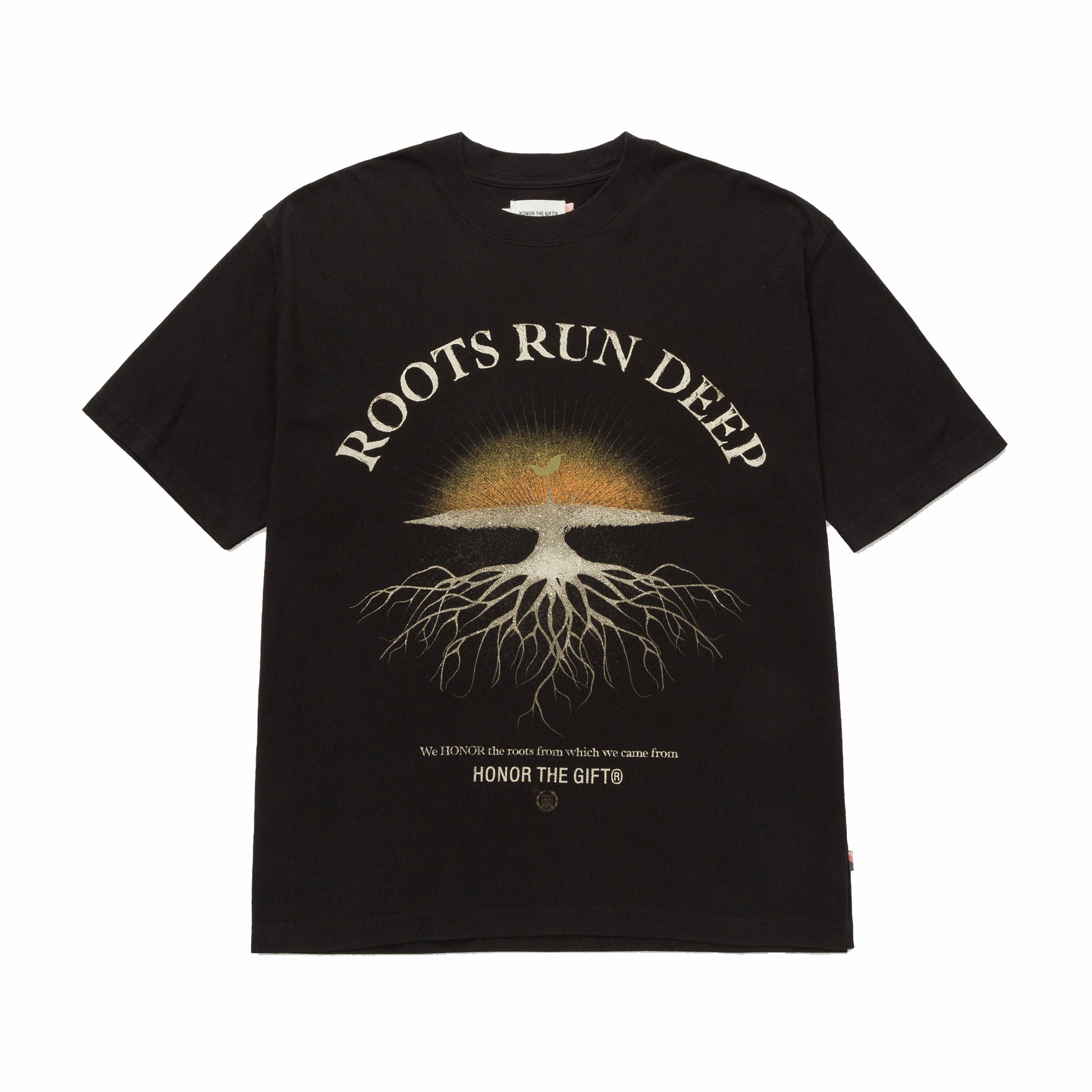 Honor The Gift Roots Run Deep T-Shirt (Black) - August Shop