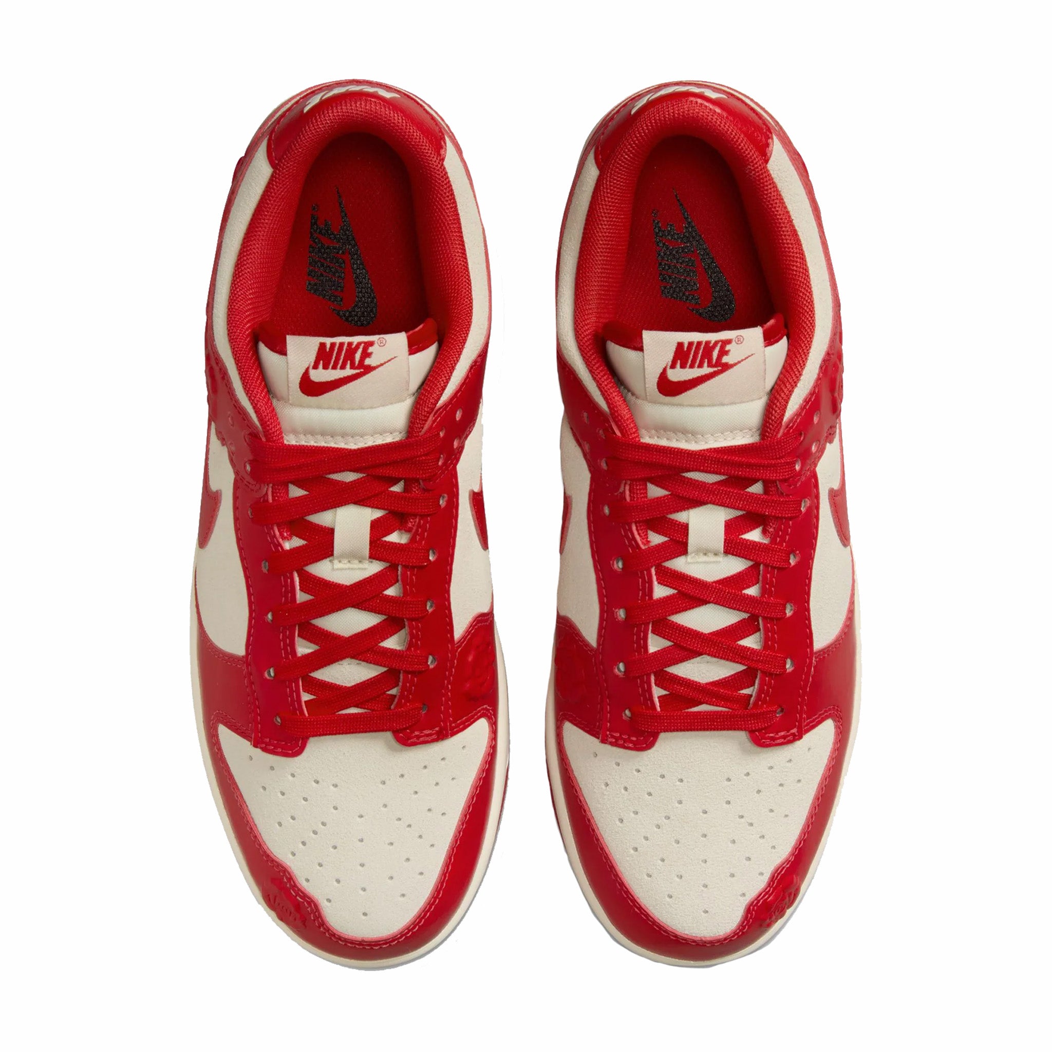 Nike Women&#39;s Dunk Low “Roses” (Coconut Milk/University Red-Pale Ivory) - August Shop