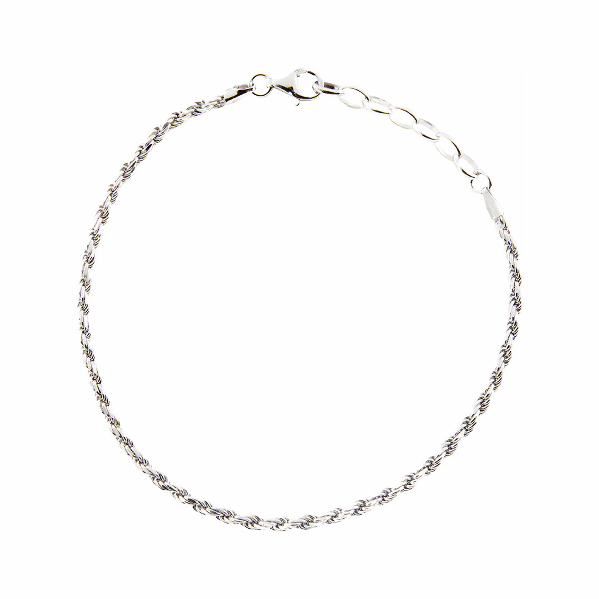 Serge DeNimes Silver Rope Bracelet (Silver) - August Shop