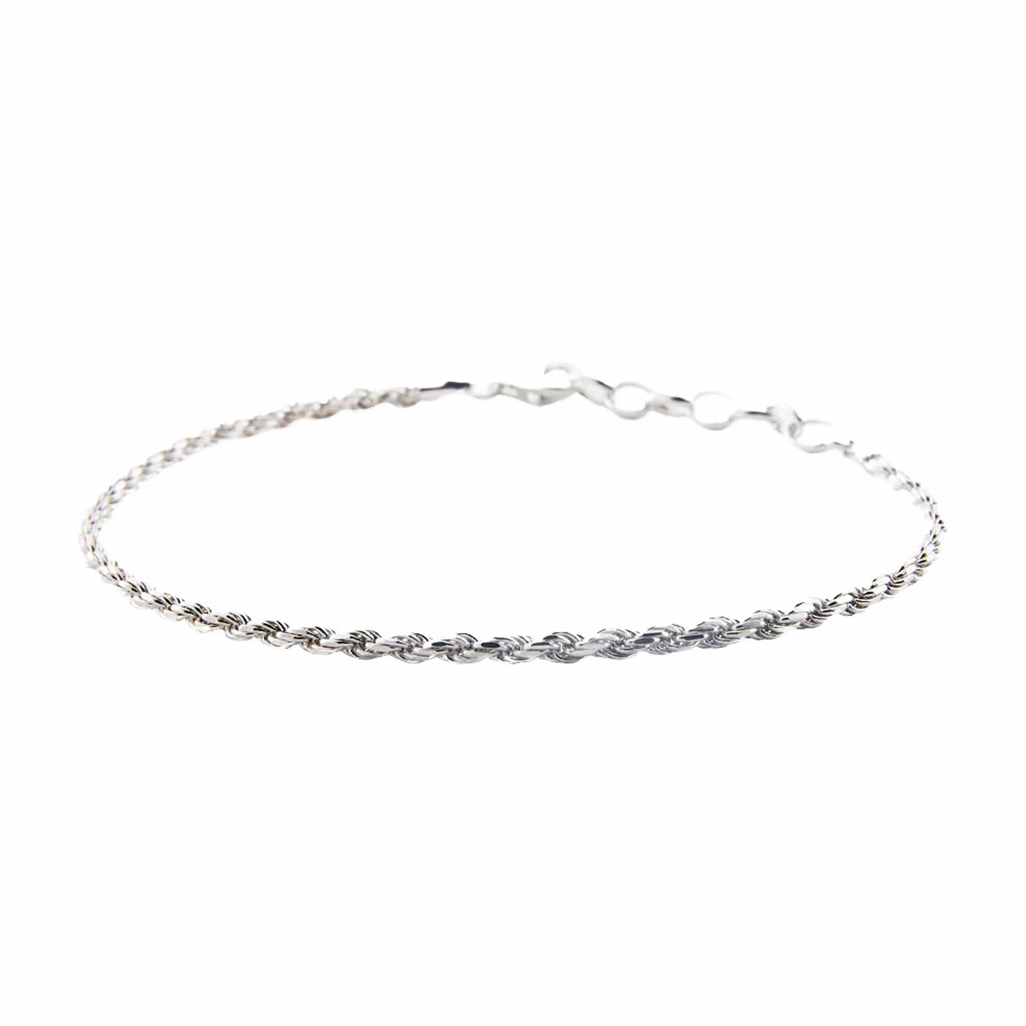 Serge DeNimes Silver Rope Bracelet (Silver) - August Shop