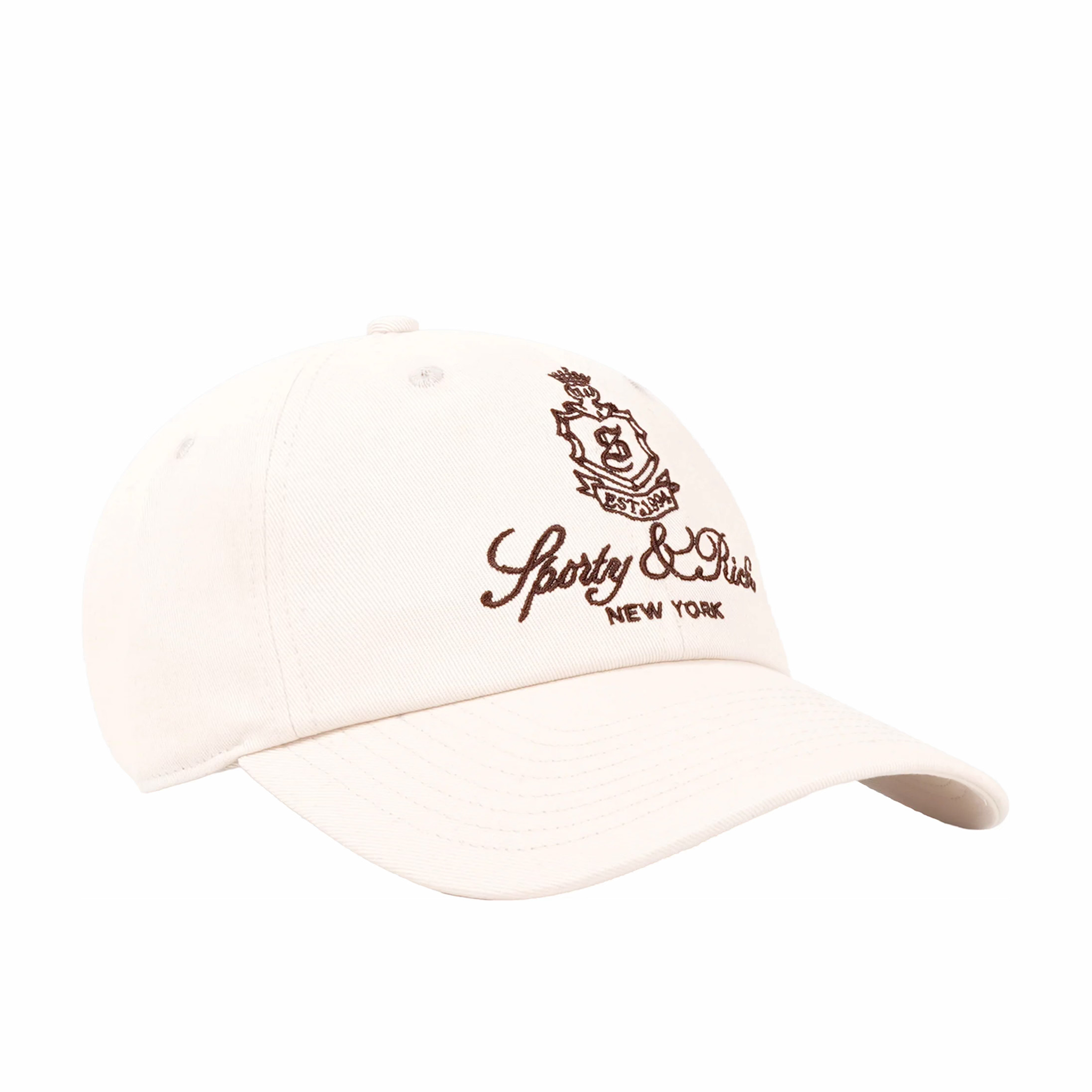 Sporty &amp; Rich Vendome Hat (Ecru/Chocolate)