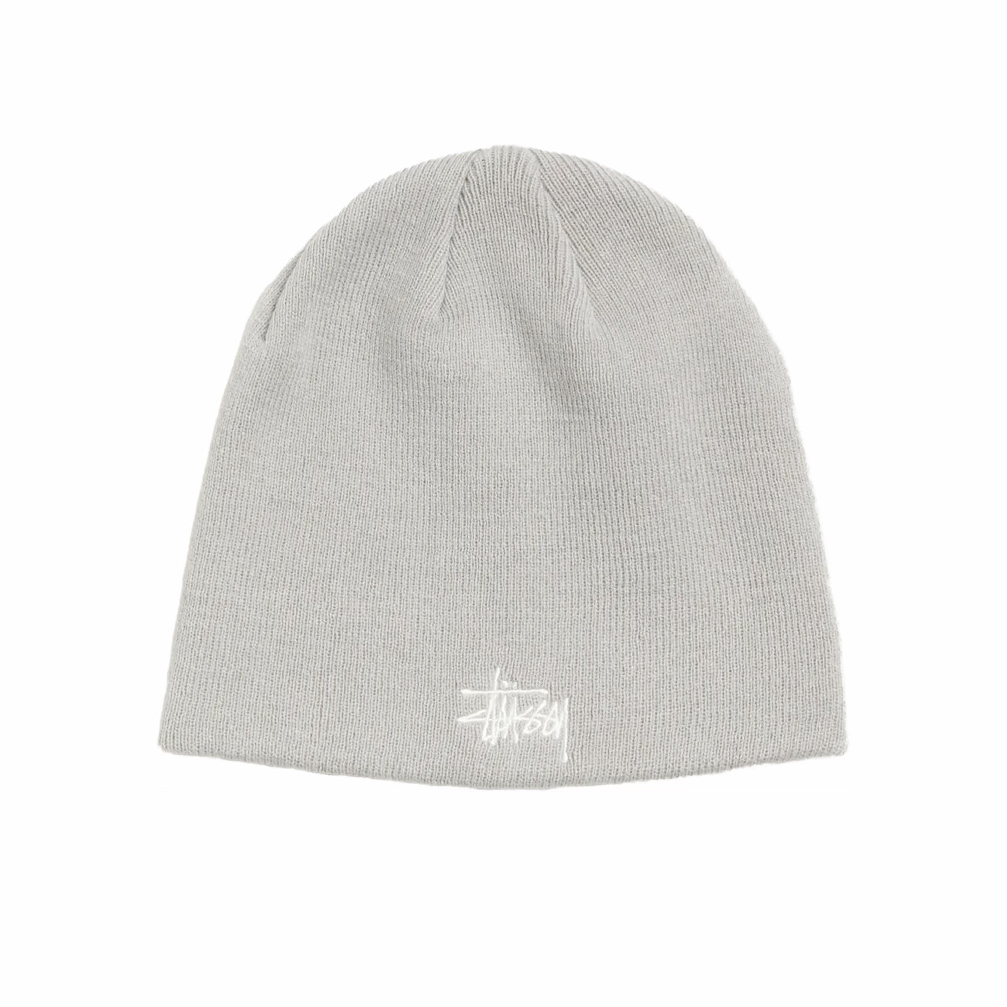 Stüssy Basic Skullcap Beanie (Heather Grey) - August Shop