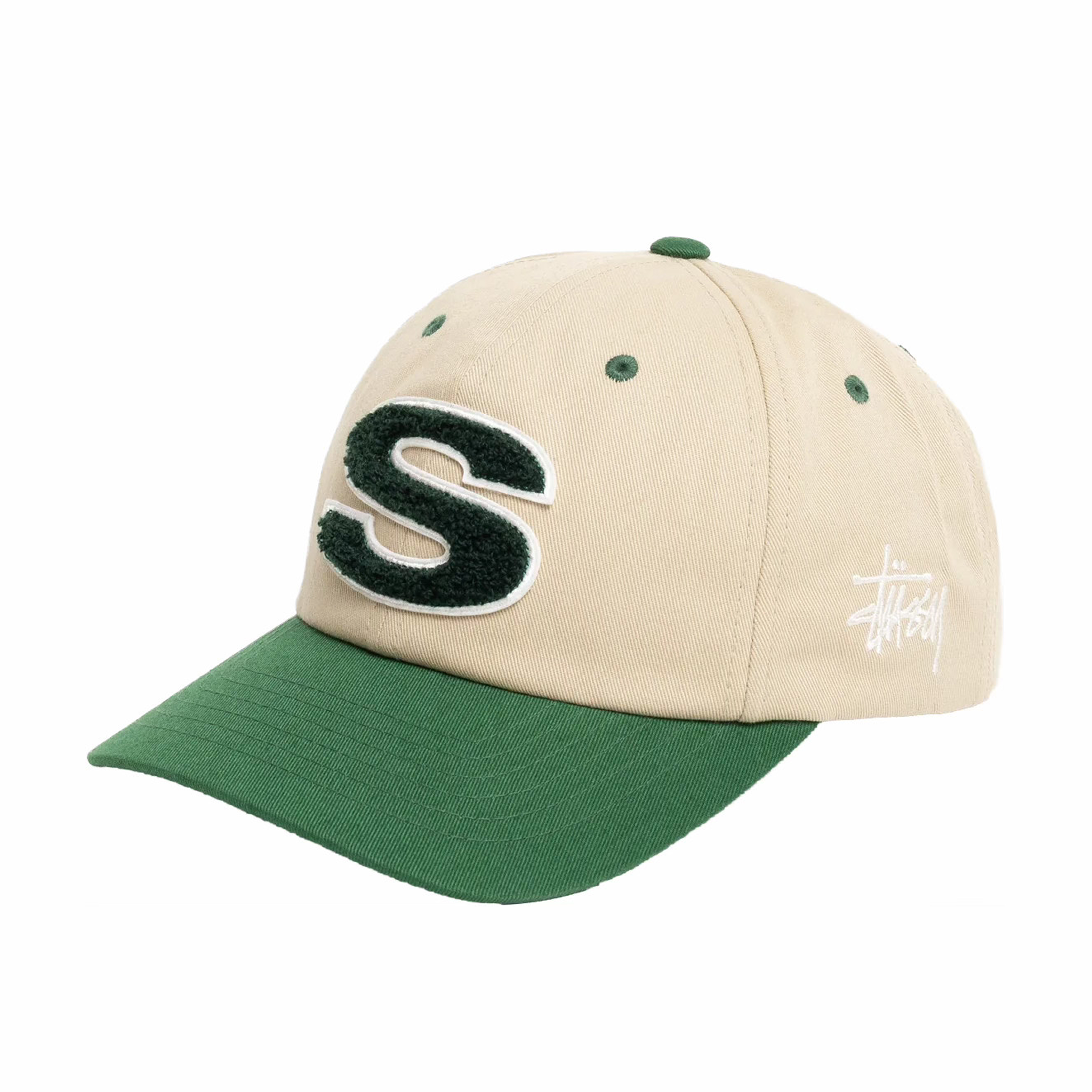 Stüssy Chenille S Low Pro Cap (Sand) - August Shop