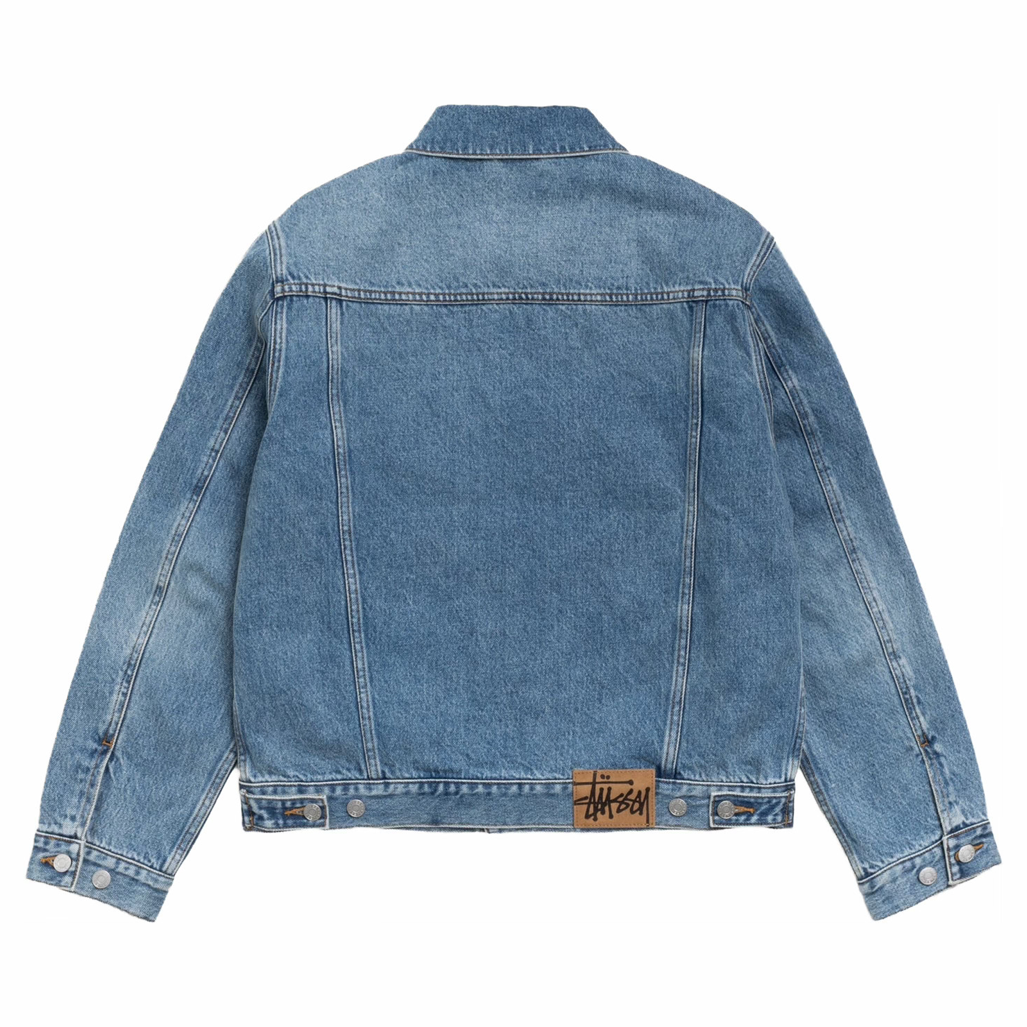 Stüssy Lined Denim Trucker (Indigo Stone Wash) - August Shop