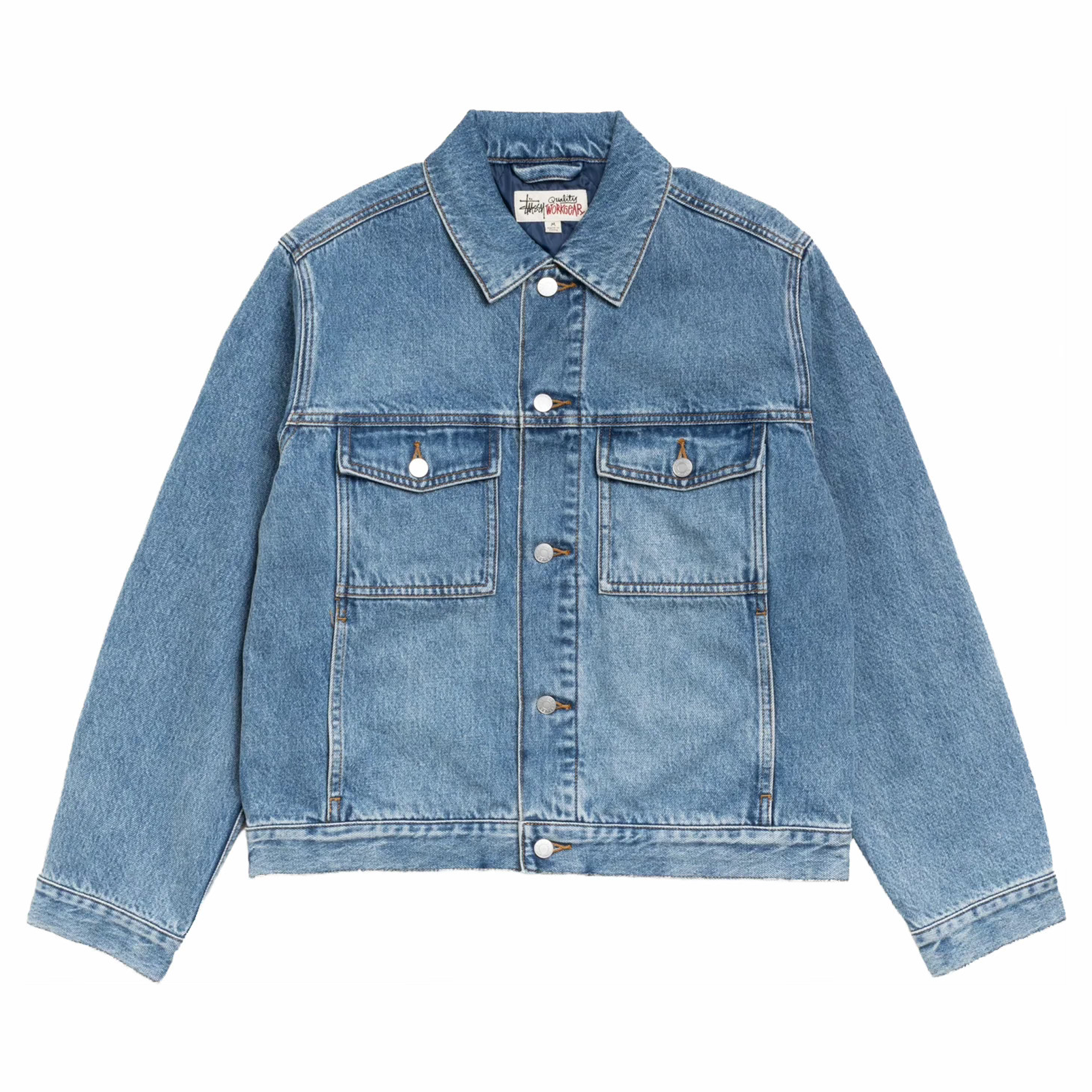 Stüssy Lined Denim Trucker (Indigo Stone Wash) - August Shop