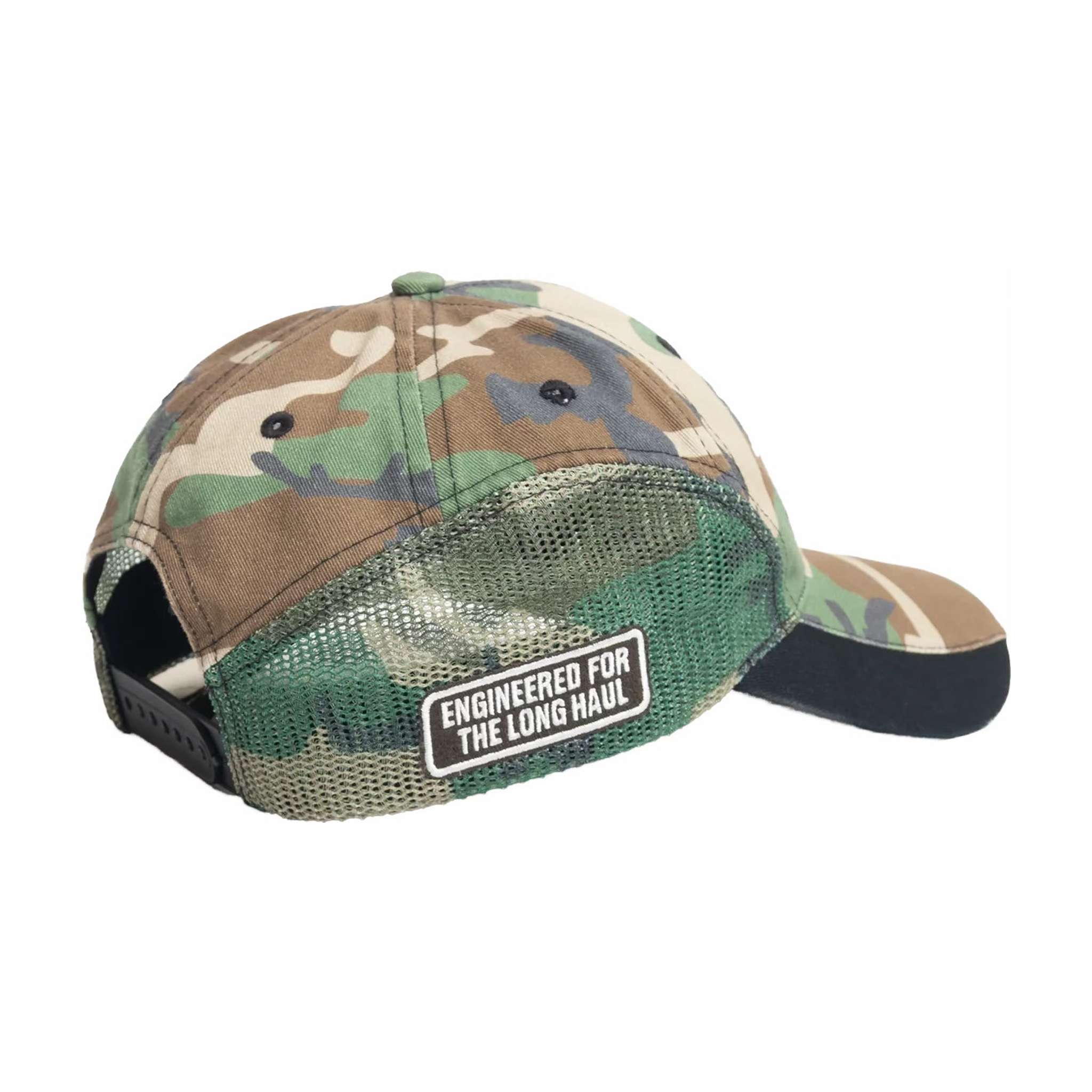 Stüssy LP Service Mesh Strapback Cap (Camo) - August Shop