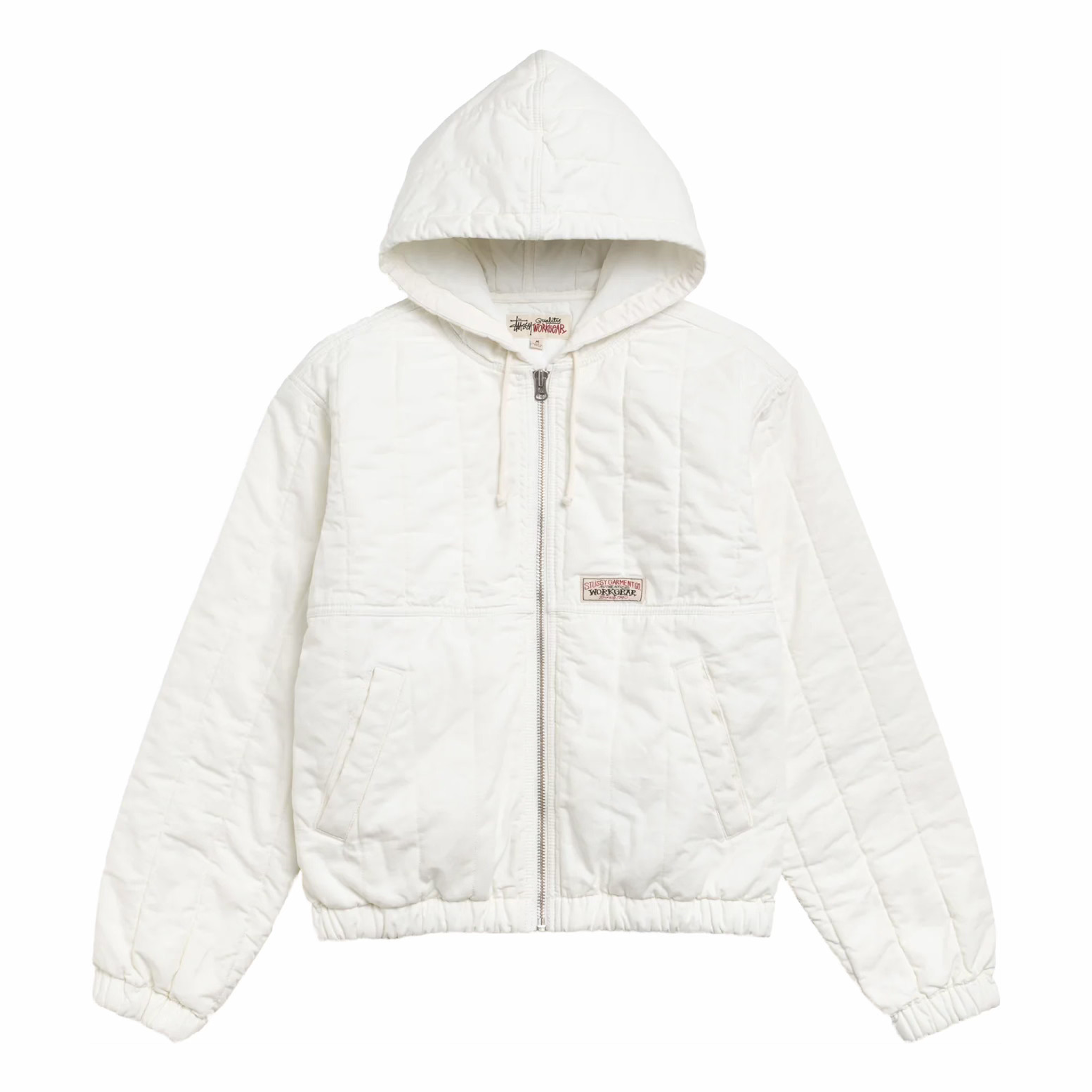 Stüssy Quilted Canvas Work Jacket (Bone) - August Shop
