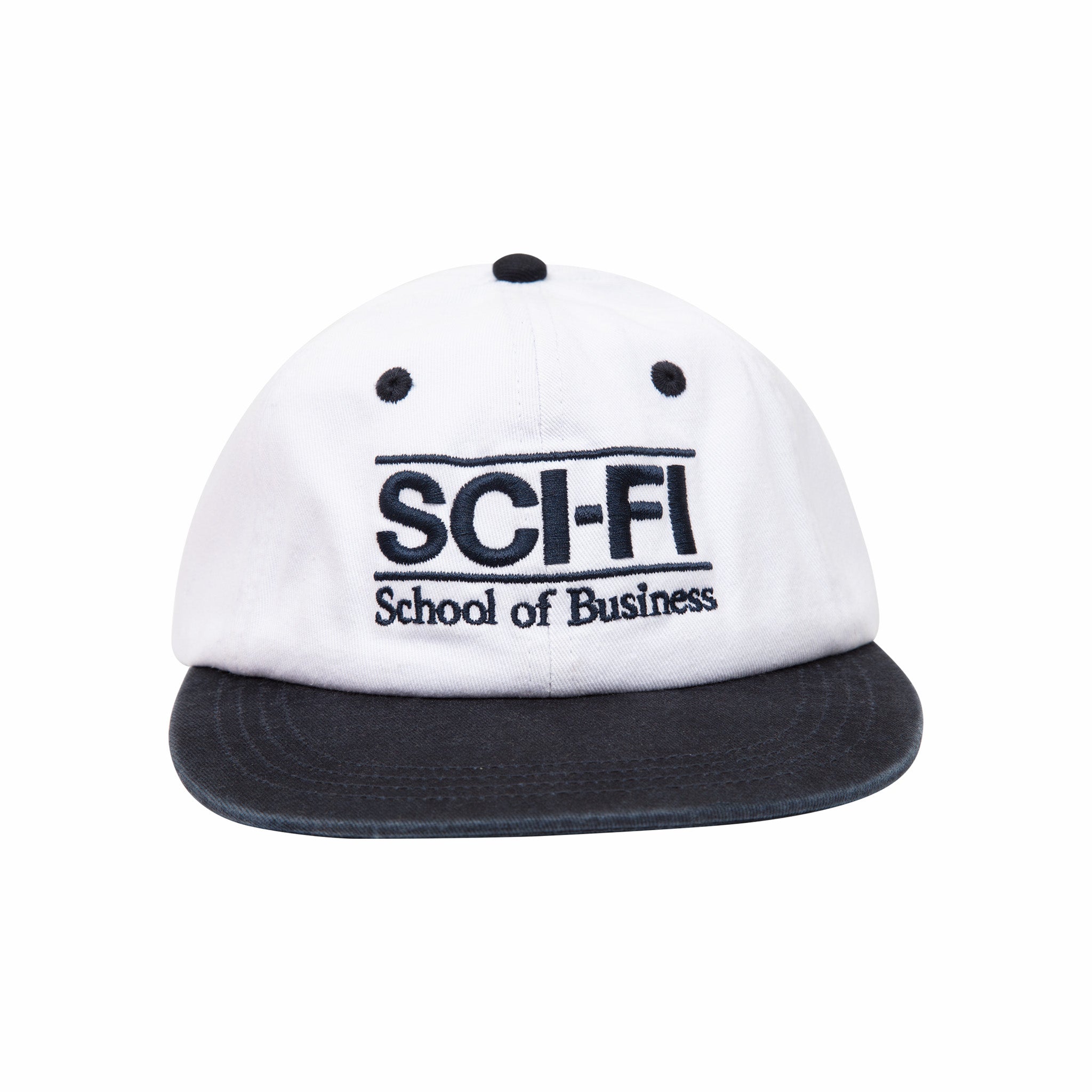 Sci-FI Fantasy School of Business Hat (White/Navy) - August Shop