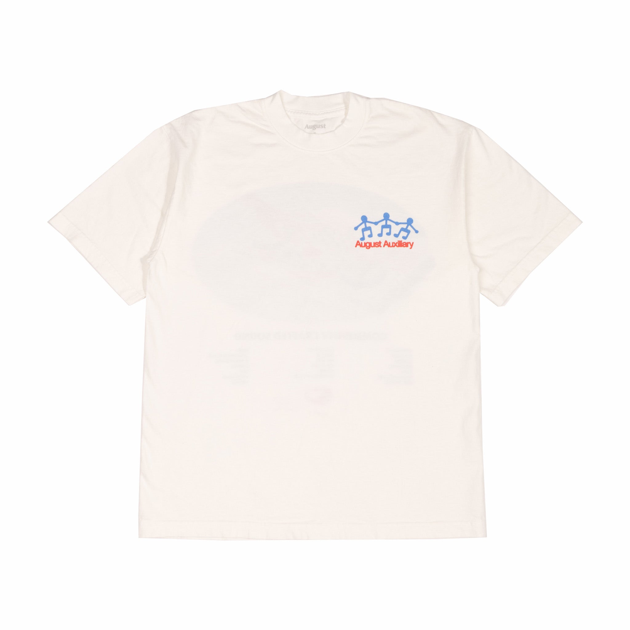 August Aux &quot;Community Crafted&quot; T-Shirt (Off White) - August Shop