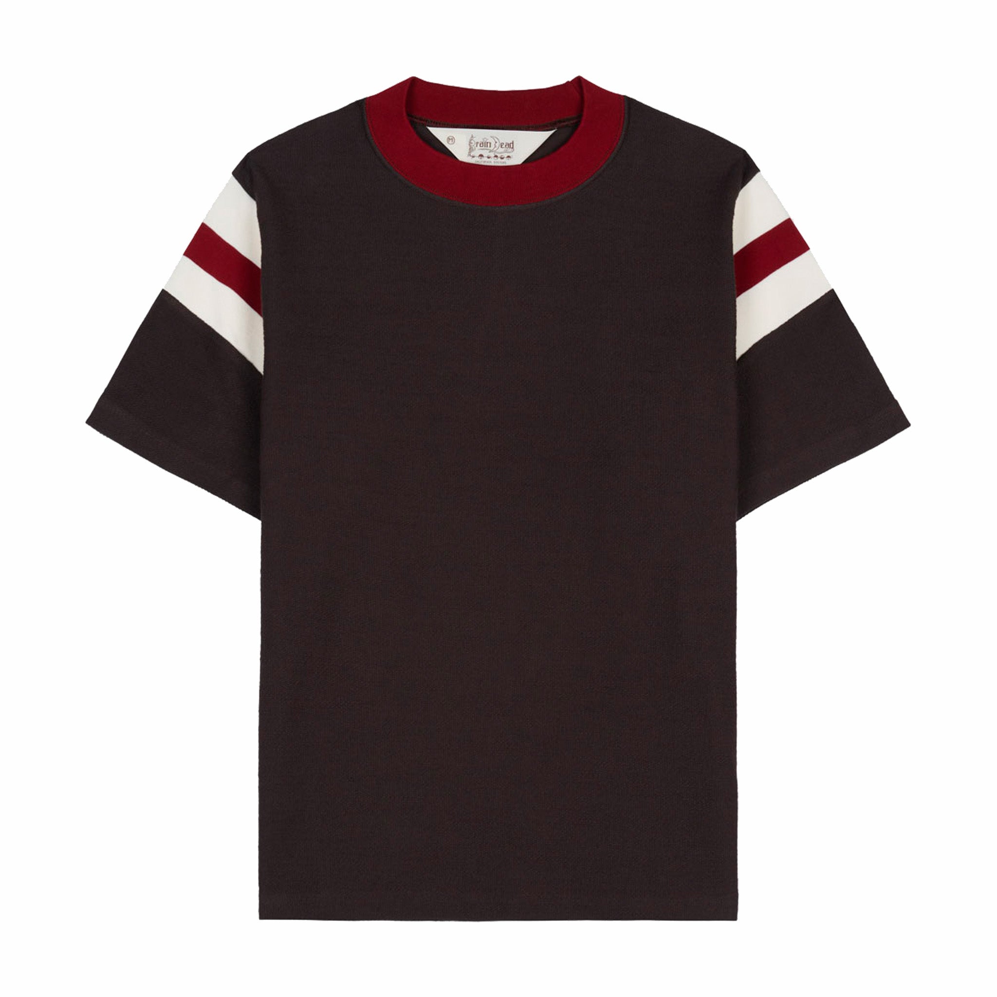 Brain Dead Slubby Football Shirt (Brown) - August Shop