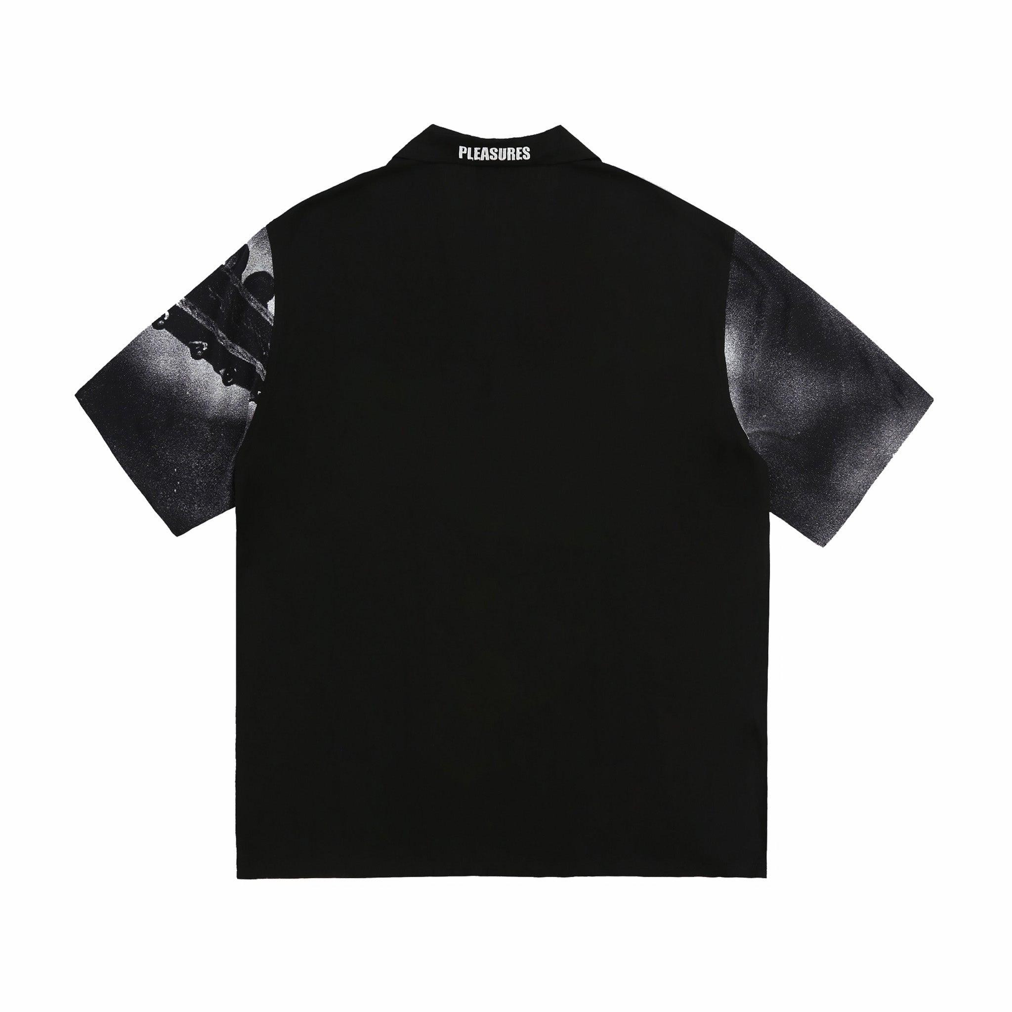 Pleasures x Sonic Youth Star Power Collar Shirt (Black) - August Shop