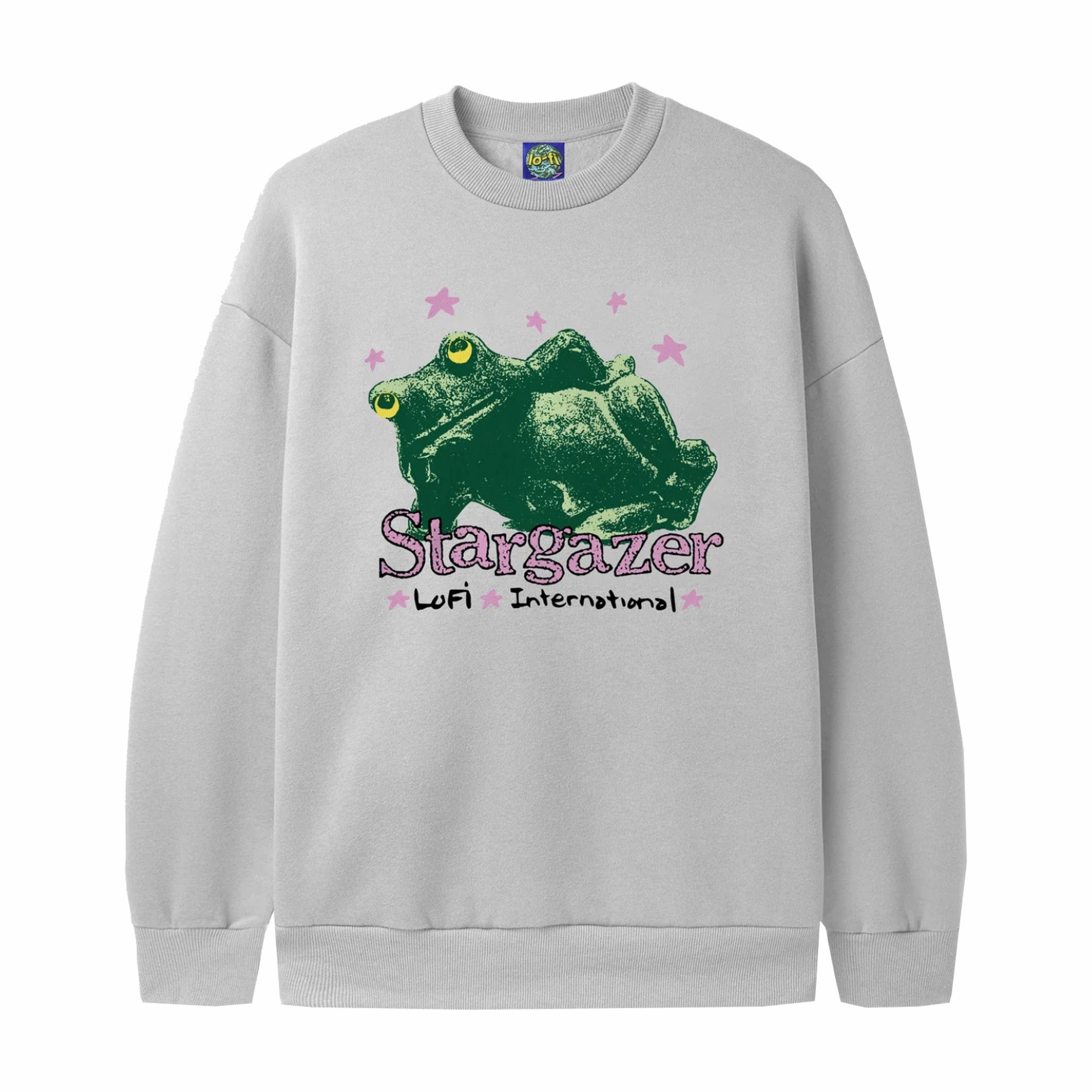 Lo-Fi Stargazer Crewneck Sweatshirt (Cement) - August Shop
