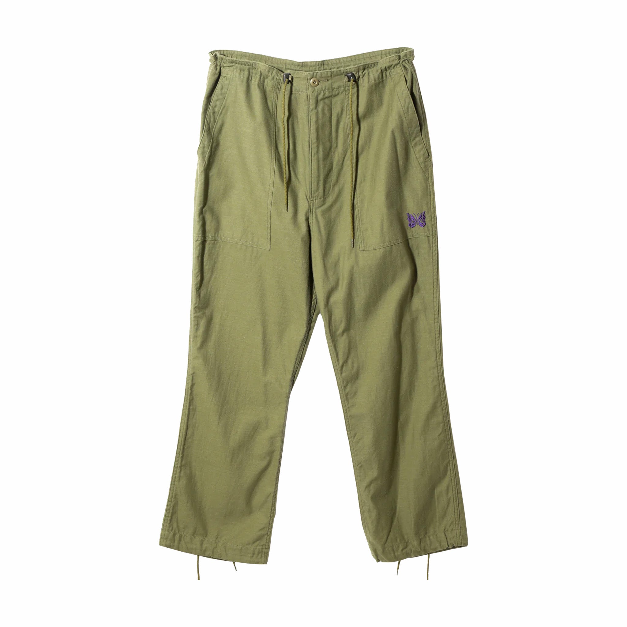 Needles String Fatigue Pant - Back Sateen (Olive) - August Shop