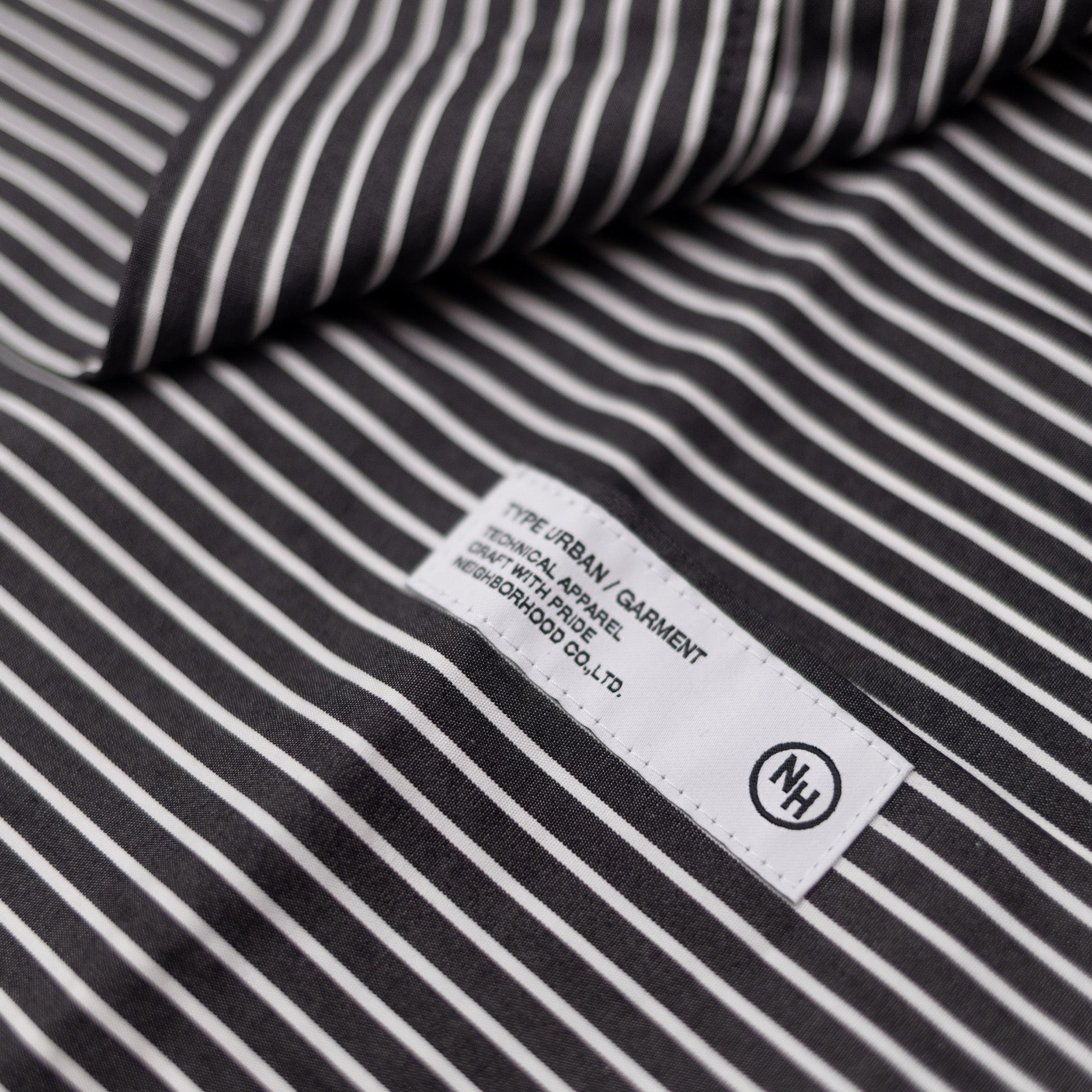 Neighborhood Stripe Work Shirt SS (Black) – August