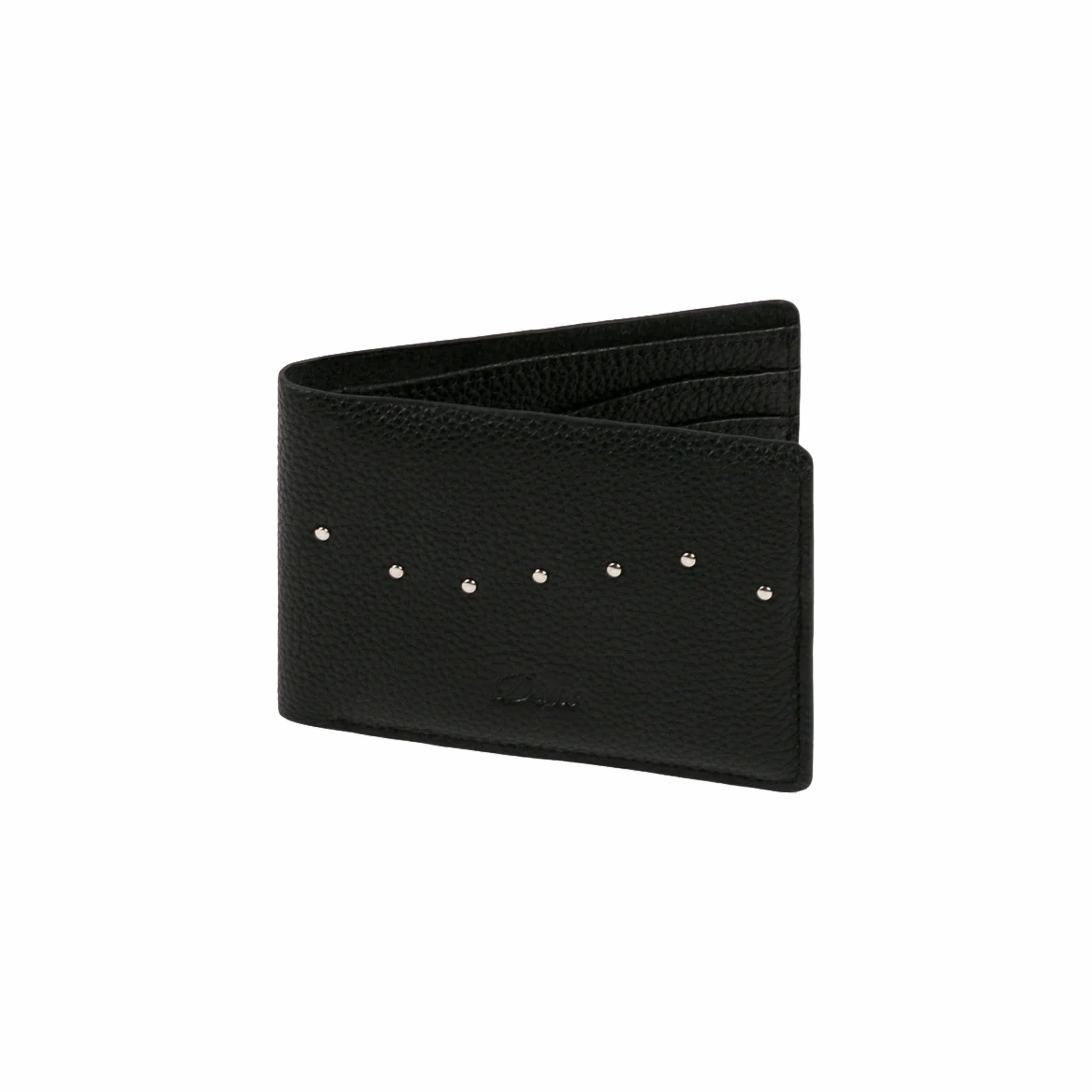 Dime Studded Bifold Wallet (Black) - August Shop