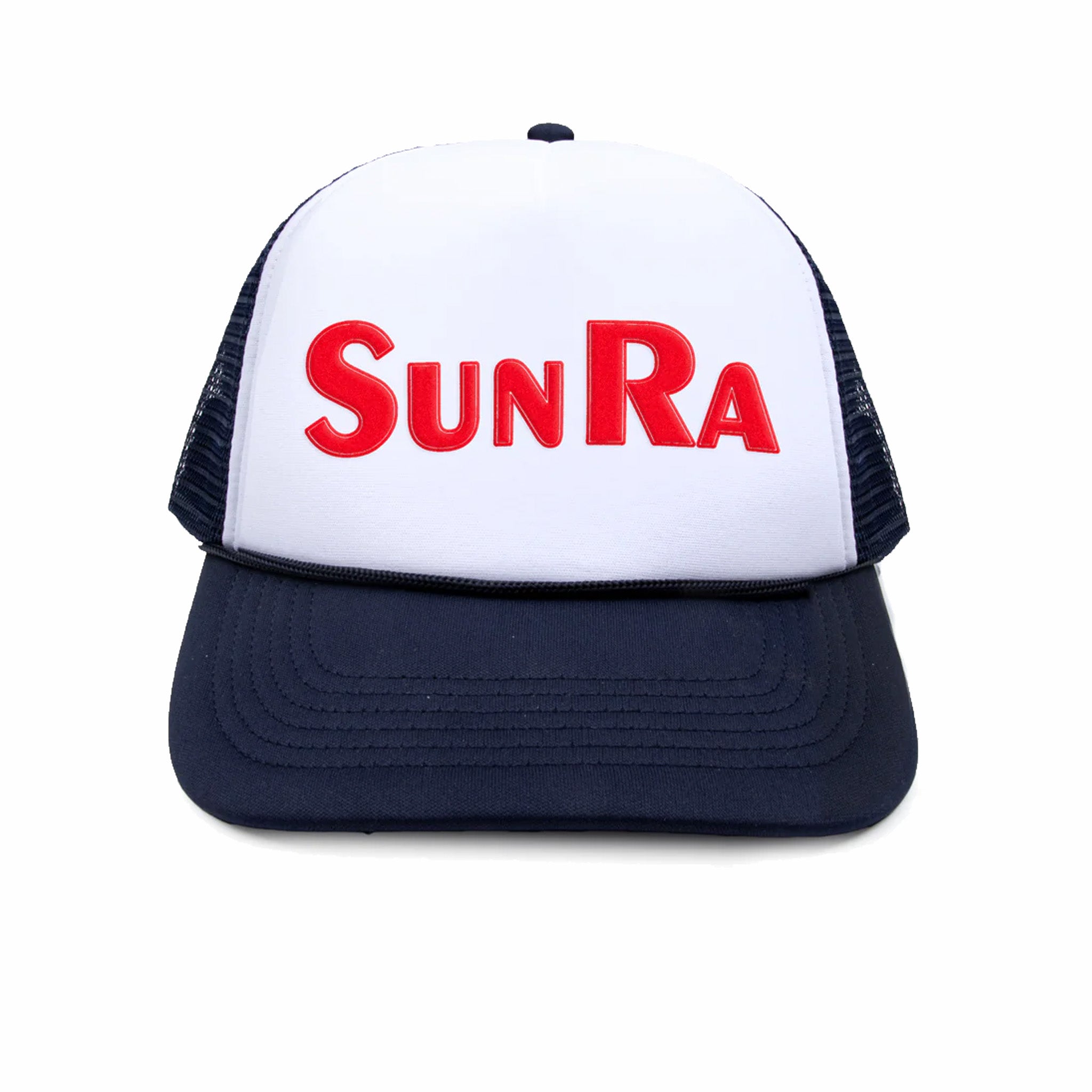 Online Ceramics x Sun Ra &quot;Sun Ra Logo&quot; Trucker Hat (White) - August Shop