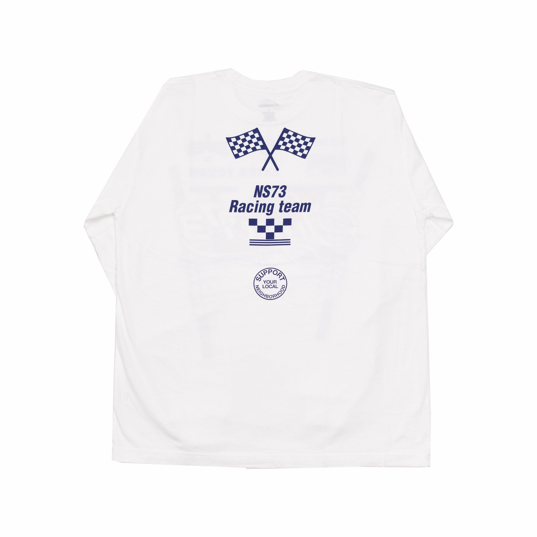 Neighborhood NH X Super73 Longsleeve T-Shirt (White) - August Shop